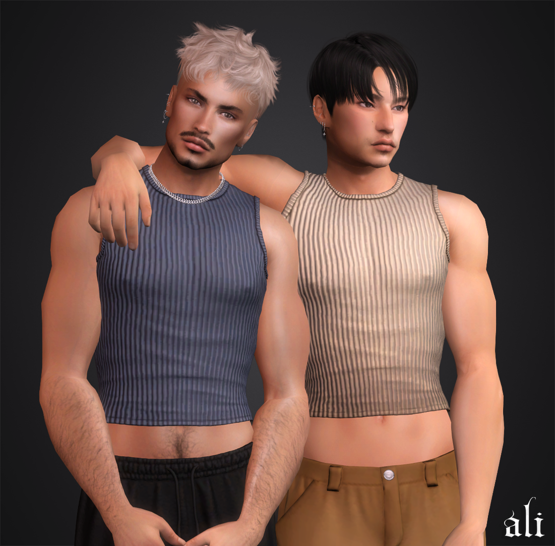 ali - ZACHERY top AUG2025 mod for The Sims 4 