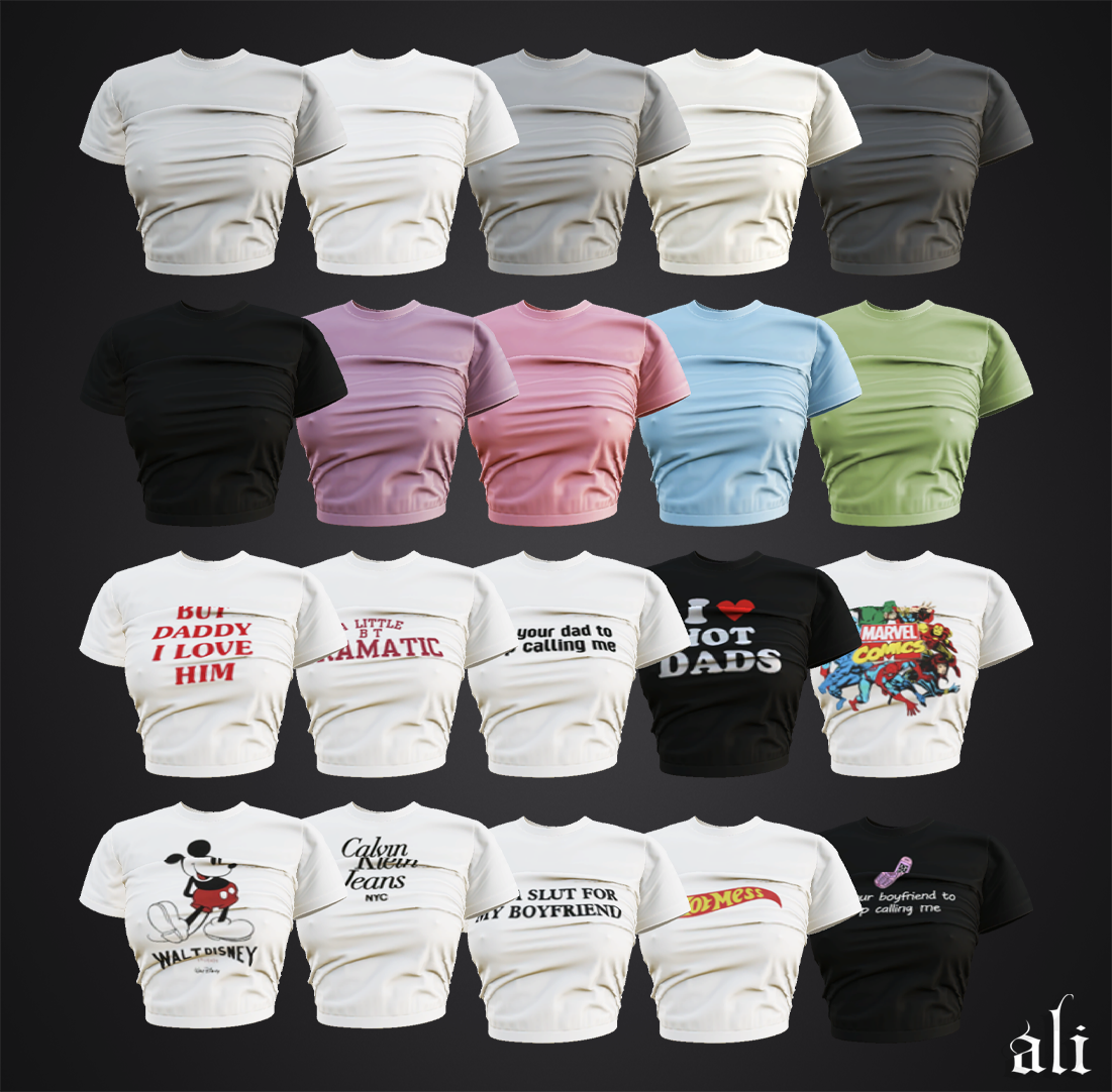 ali - AMBER top AUG2025 mod for The Sims 4 