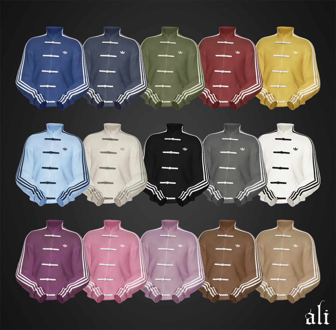 ali - ADIDAS CNY jacket (M) DEC2025 mod for The Sims 4 