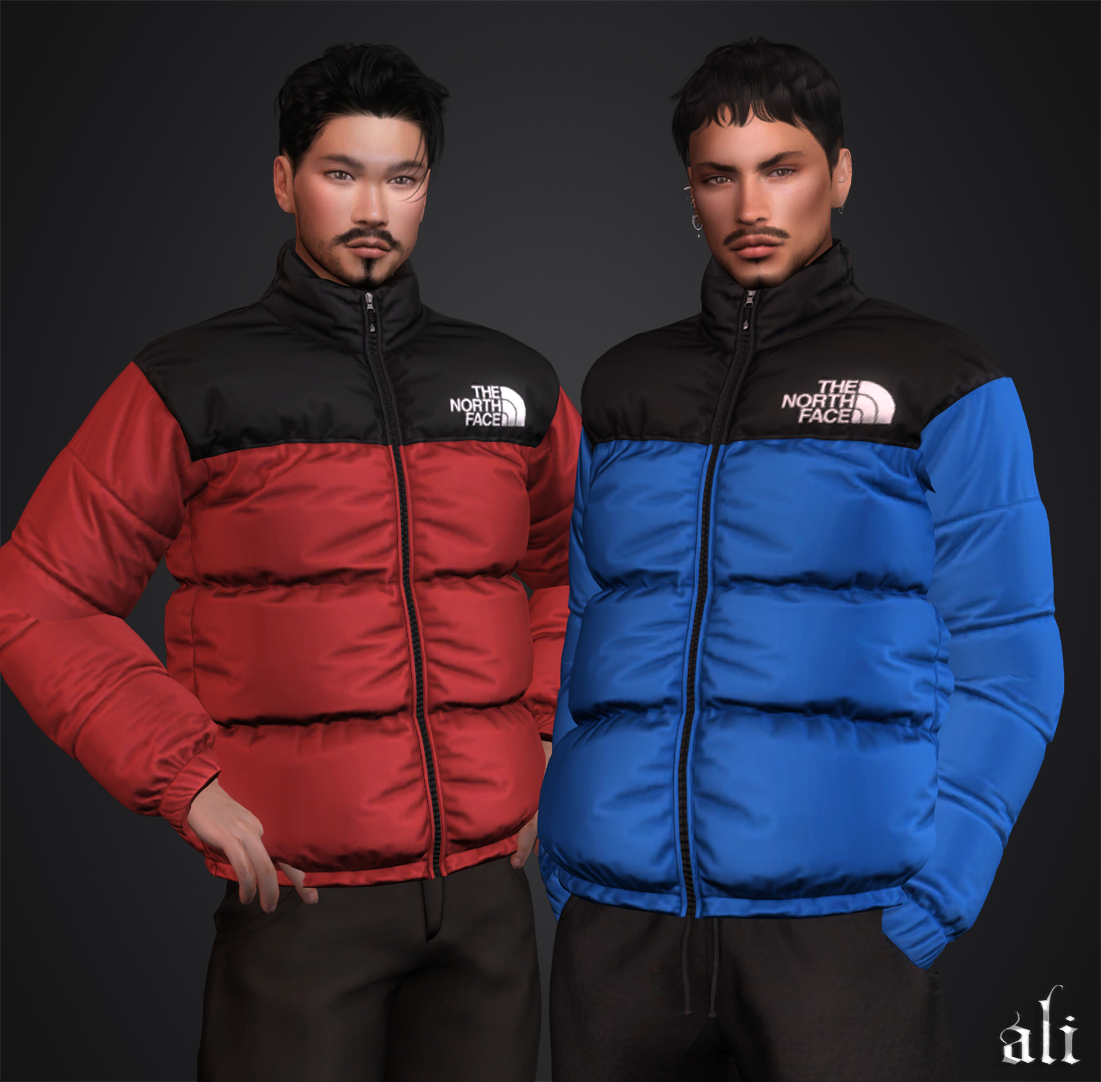 ali - THE NORTH FACE jacket(m) MAY2025 mod for The Sims 4 
