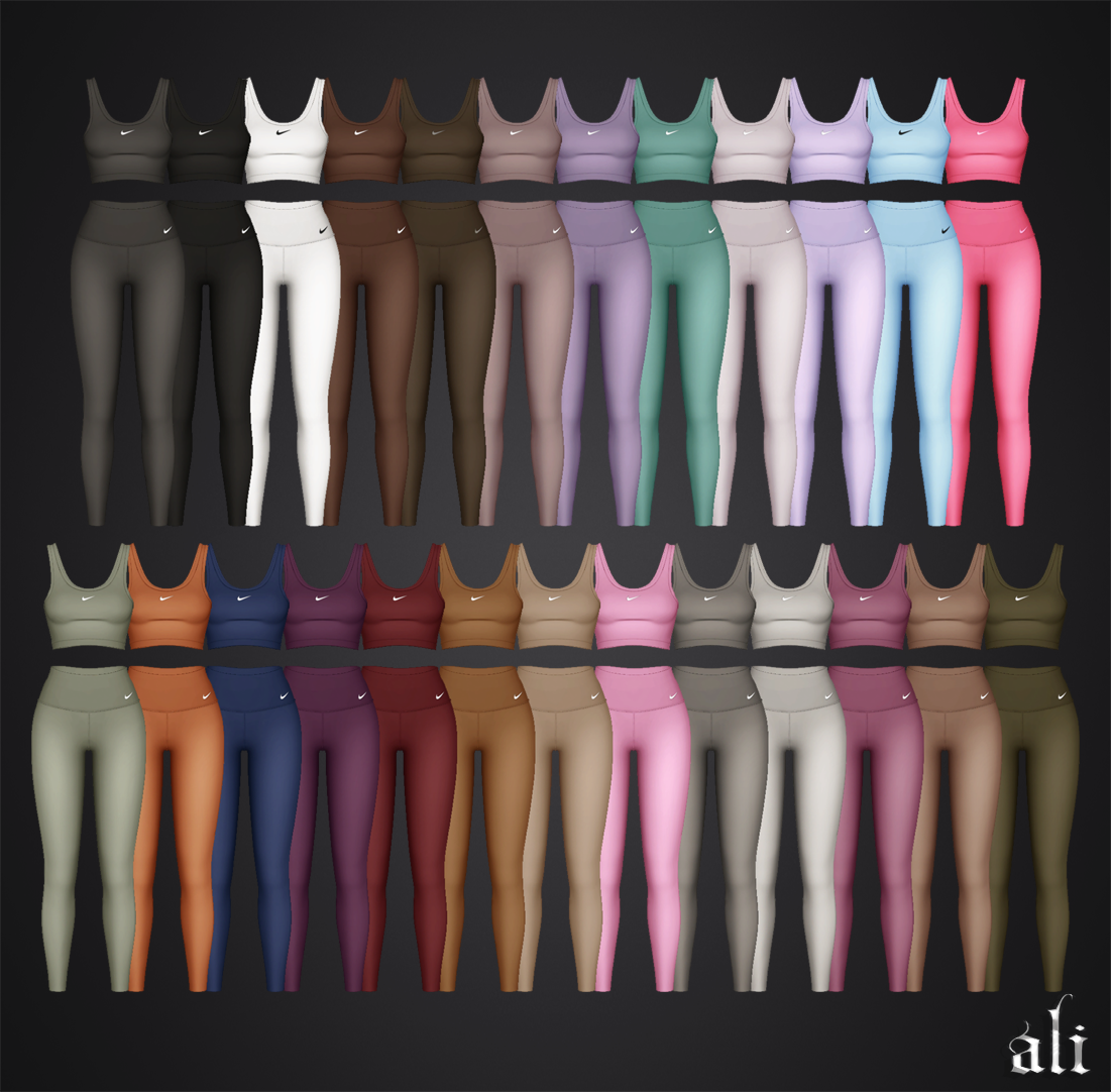 ali - NIKE set JAN2025 mod for The Sims 4 