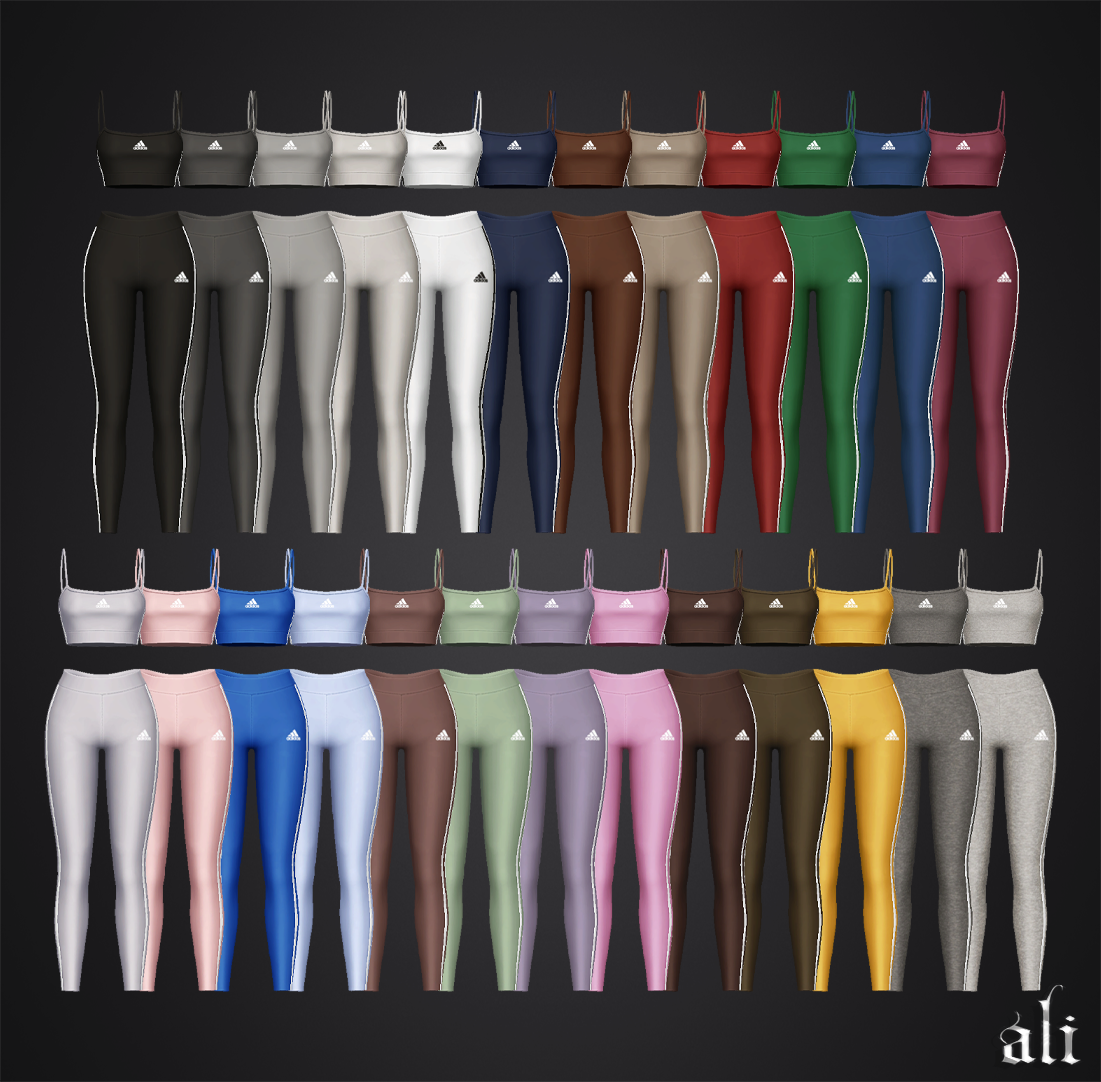 ali - ADIDAS set JAN2025 mod for The Sims 4 