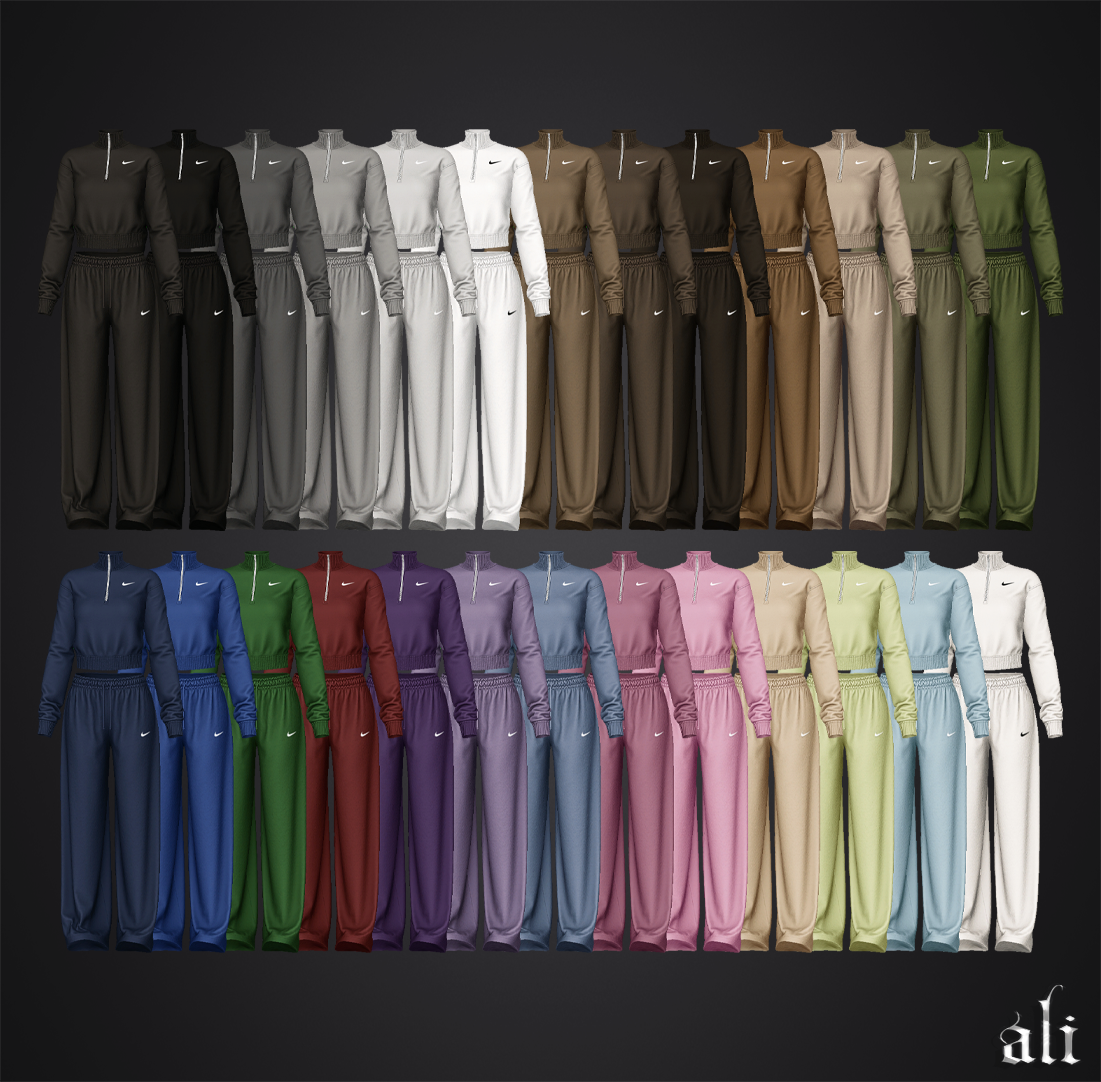 ali - NIKE set FEB2025 mod for The Sims 4 