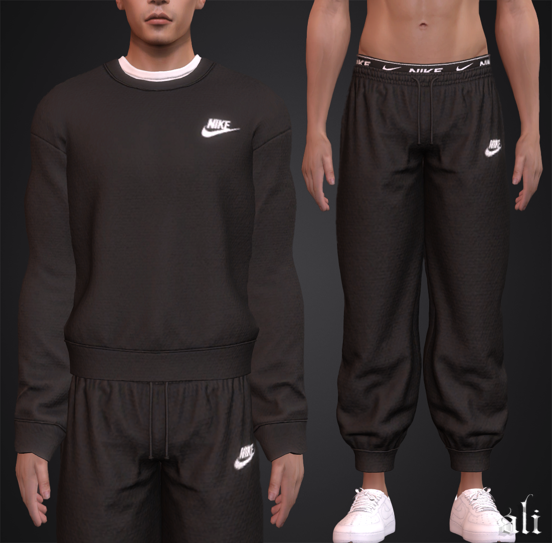 ali - NIKE set (m) APR2025 mod for The Sims 4 