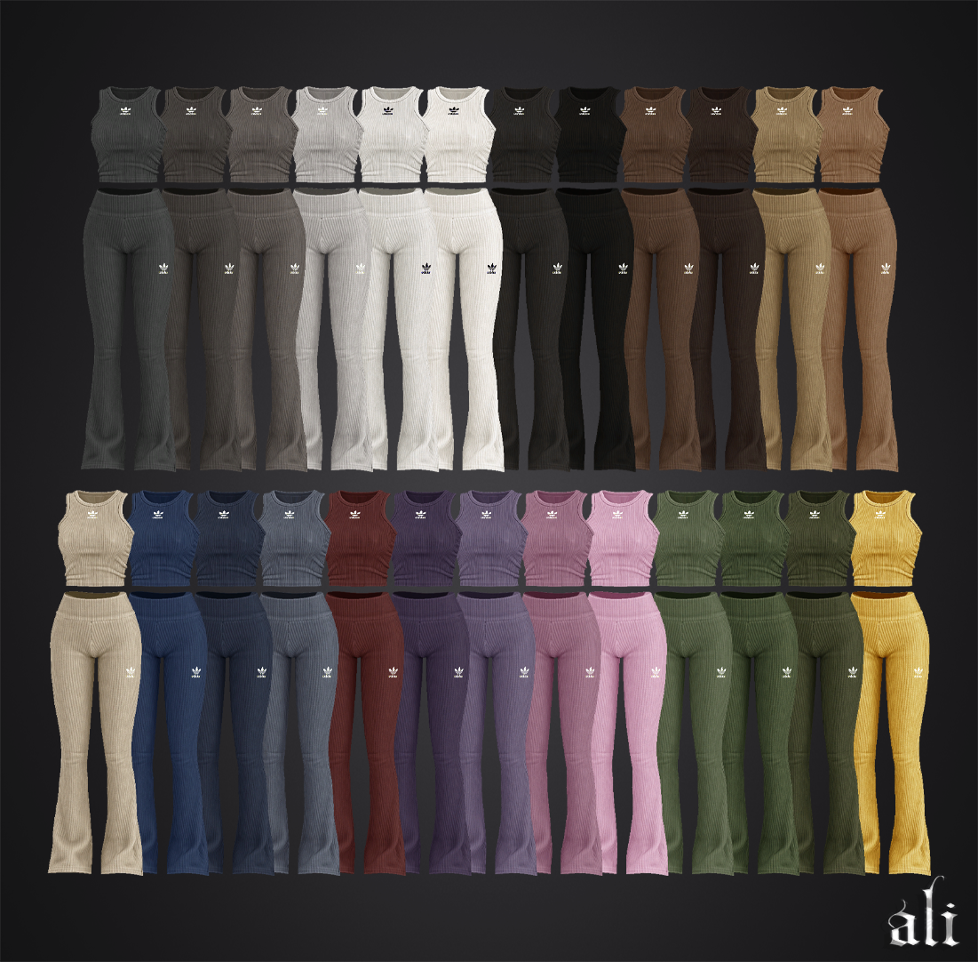 ali - ADIDAS set (part 2) MAY2025 mod for The Sims 4 