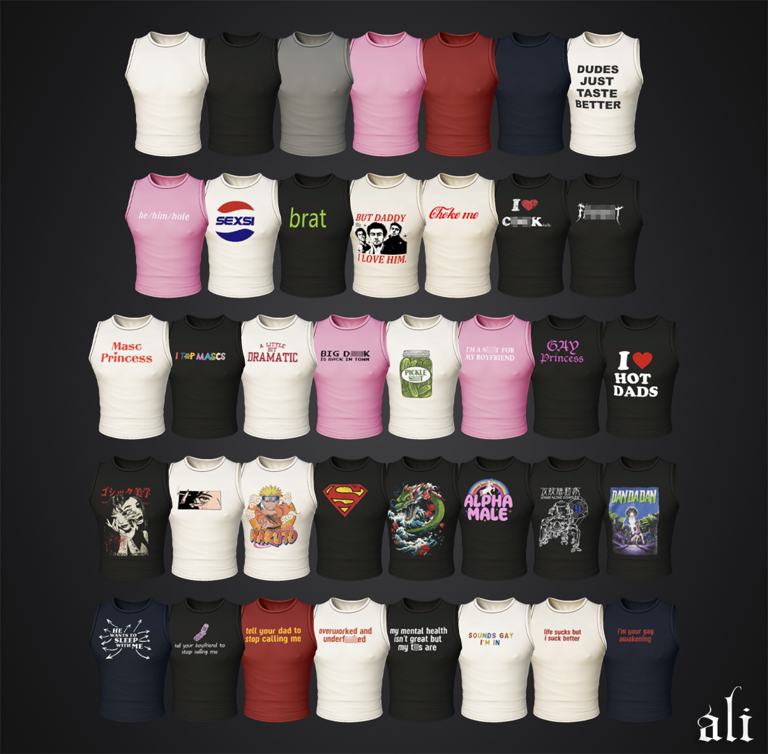 ali - ZANDER top AUG2025 mod for The Sims 4 