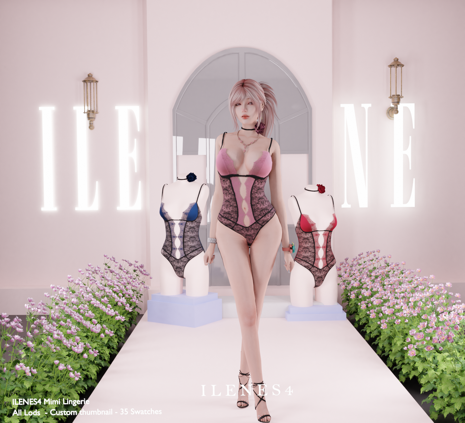 ILN. Mimi Lingerie mod for The Sims 4 