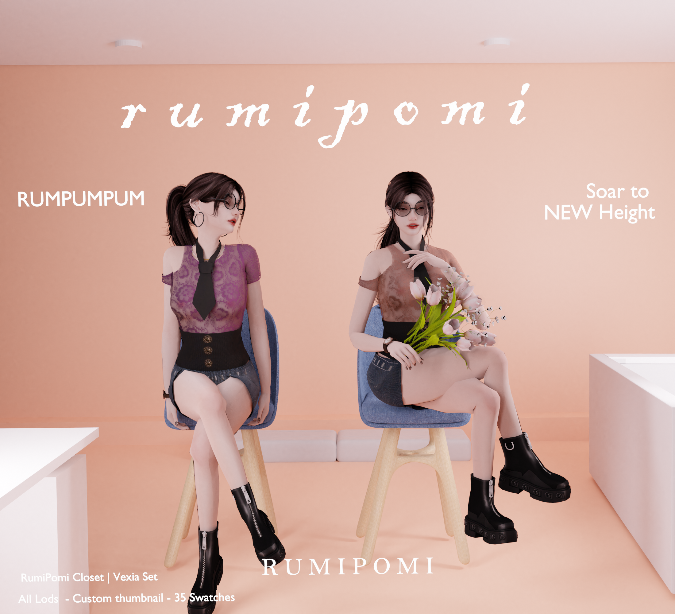 Rumpumpum_Vexia Sets mod for The Sims 4 