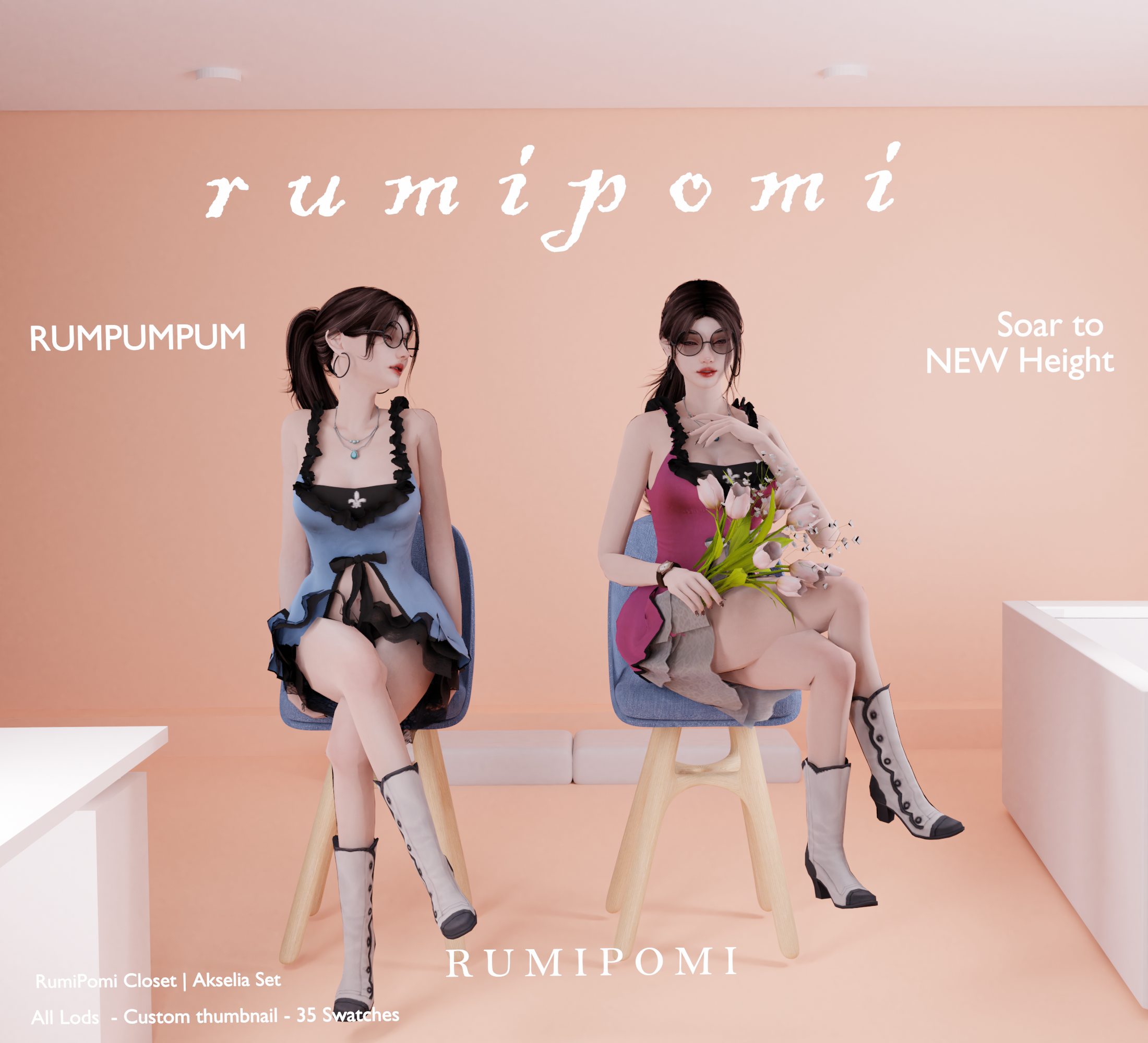 Rumpumpum_Akselia Sets mod for The Sims 4 