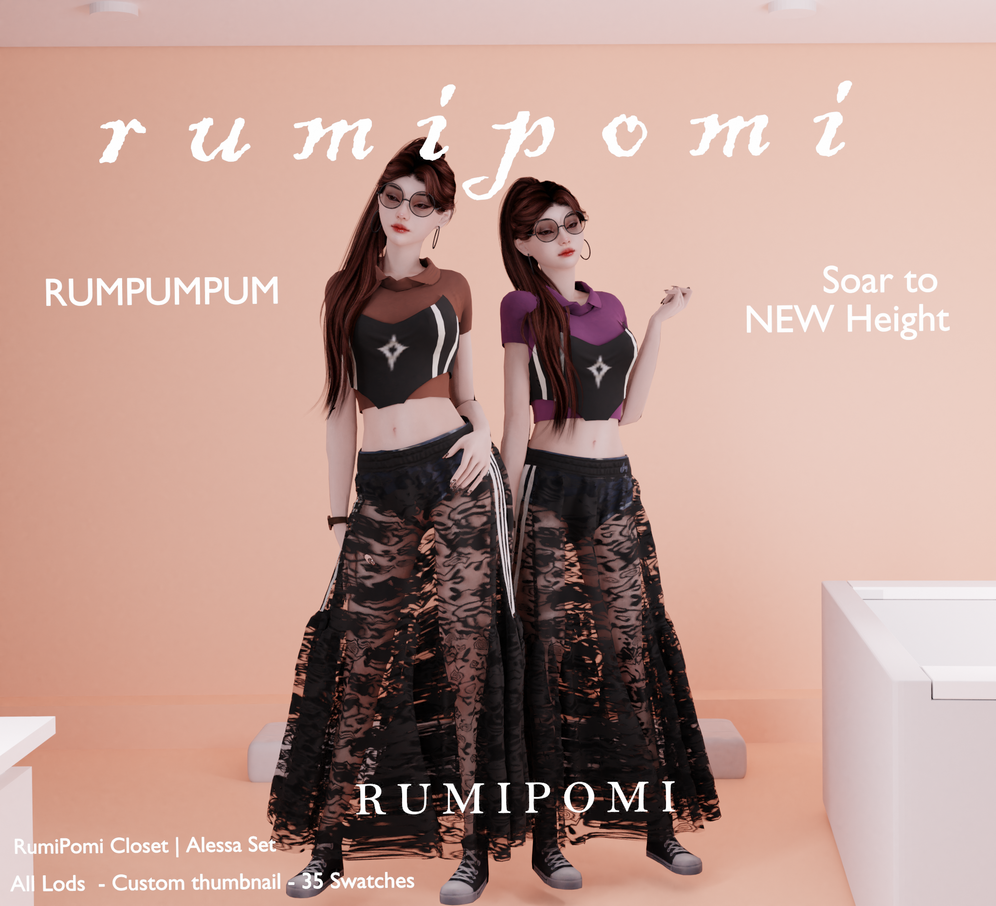 Rumpumpum_Alessa Sets mod for The Sims 4 