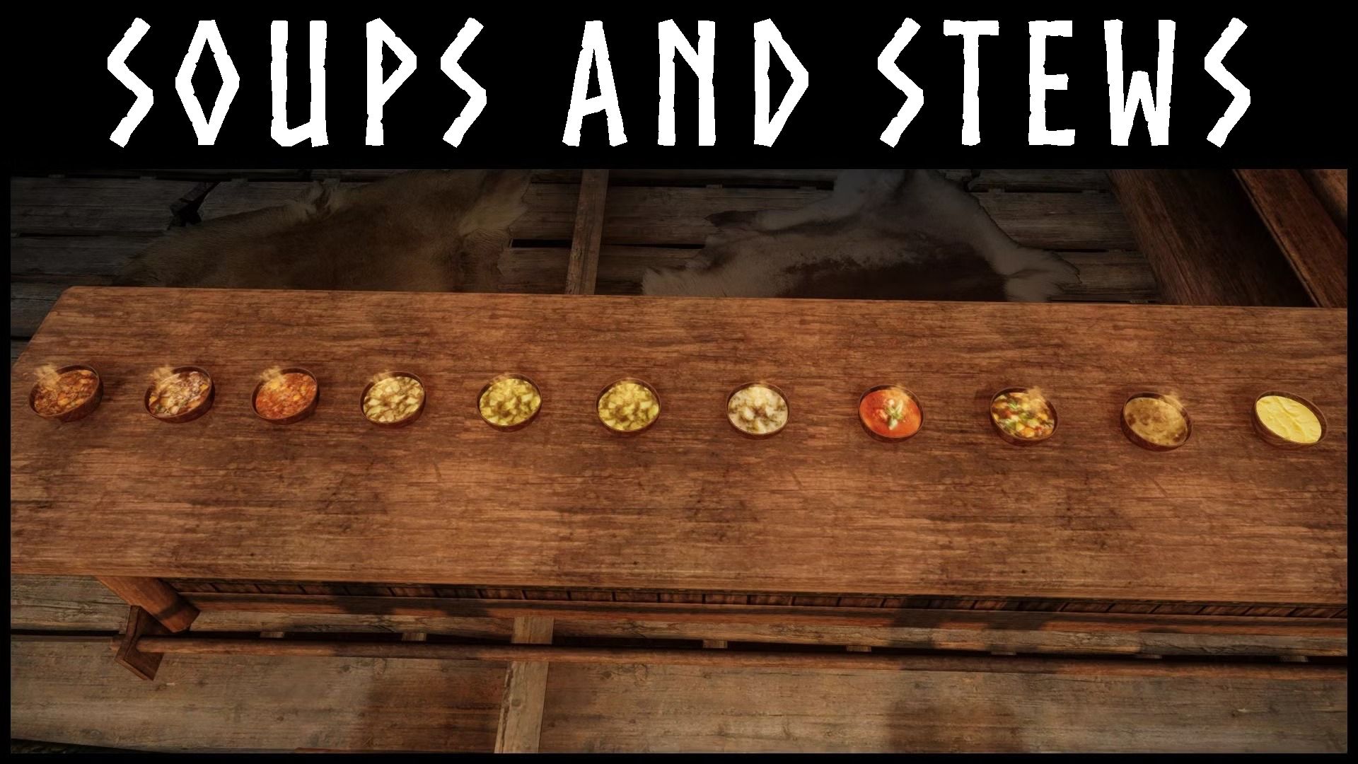 Kanjs - Soup and Stew All In One Animated mod for The Elder Scrolls V: Skyrim Special Edition