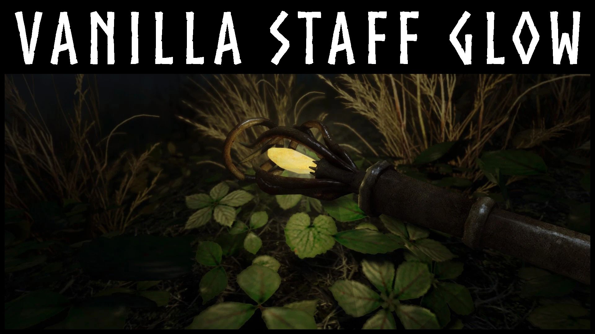 Kanjs - Vanilla Staff Animated mod for The Elder Scrolls V: Skyrim Special Edition