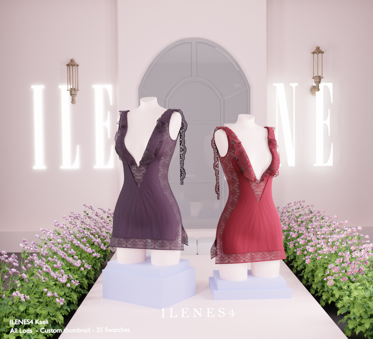 ILN. Kaeeli Lingerie mod for The Sims 4 