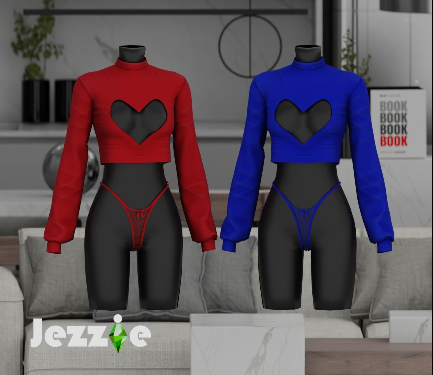 Jezzie.Ts4- Reina Jumsuit mod for The Sims 4 