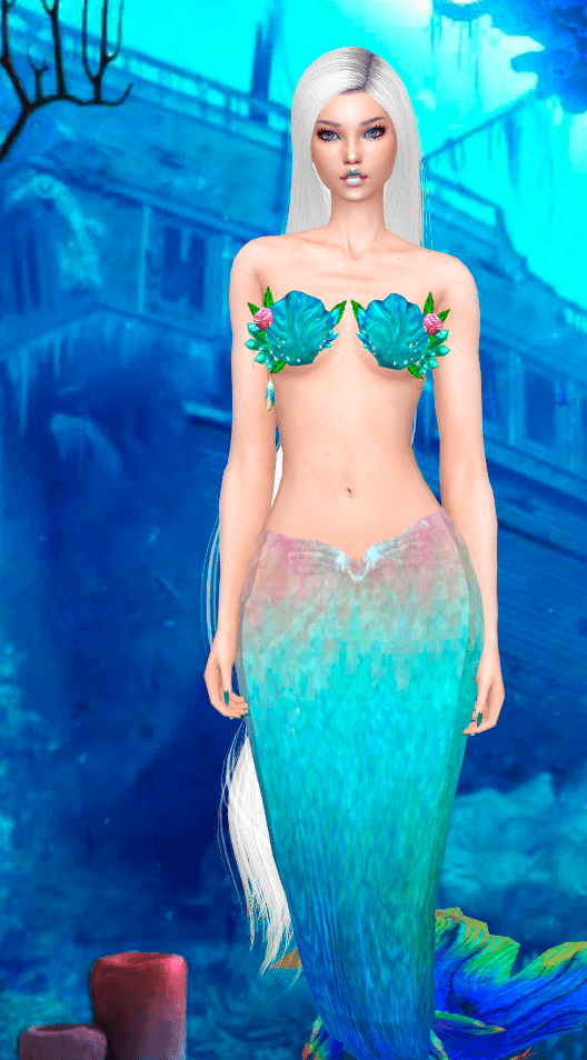 CAS Backgrounds Under The Sea mod for The Sims 4 