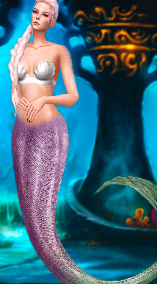 CAS Backgrounds Under The Sea mod for The Sims 4 