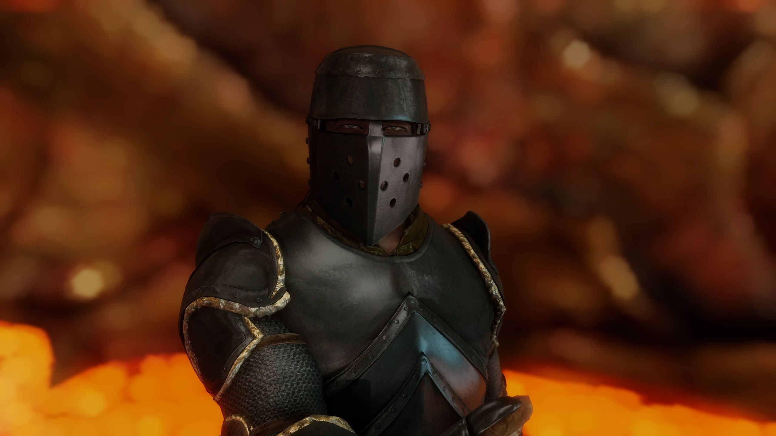 Onyx Knight Armor mod for The Elder Scrolls V: Skyrim Special Edition