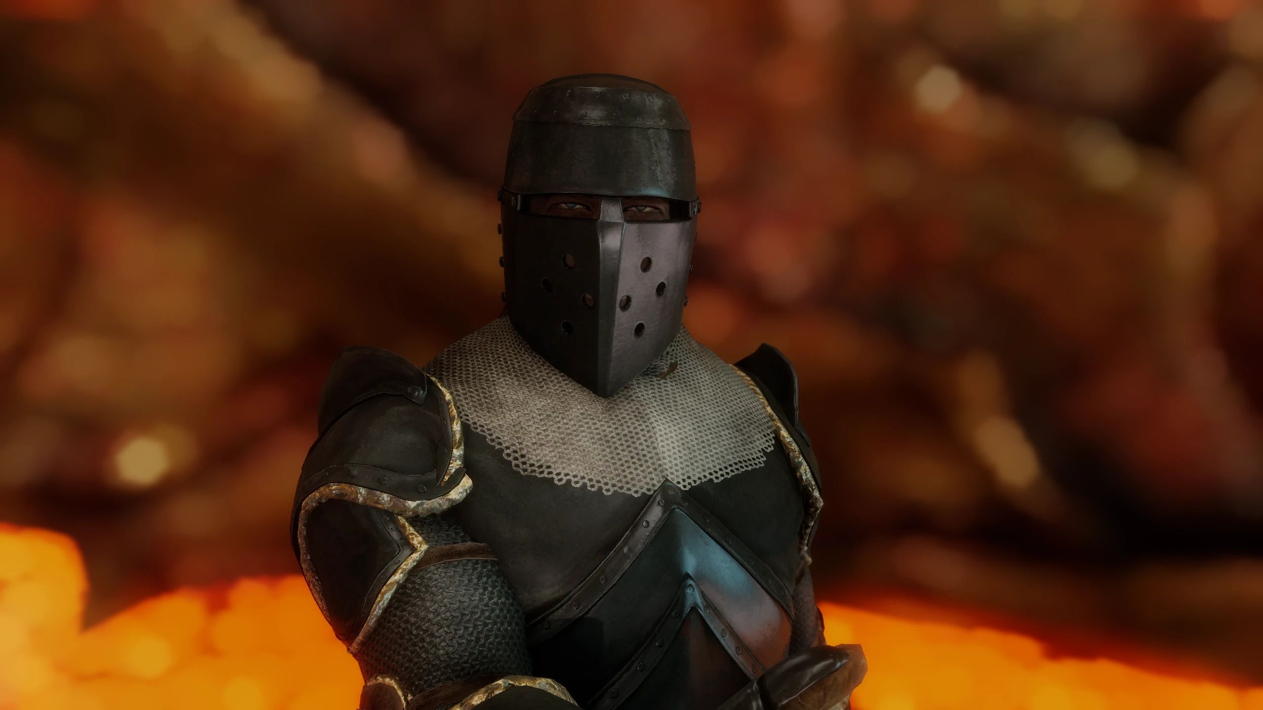 Onyx Knight Armor mod for The Elder Scrolls V: Skyrim Special Edition