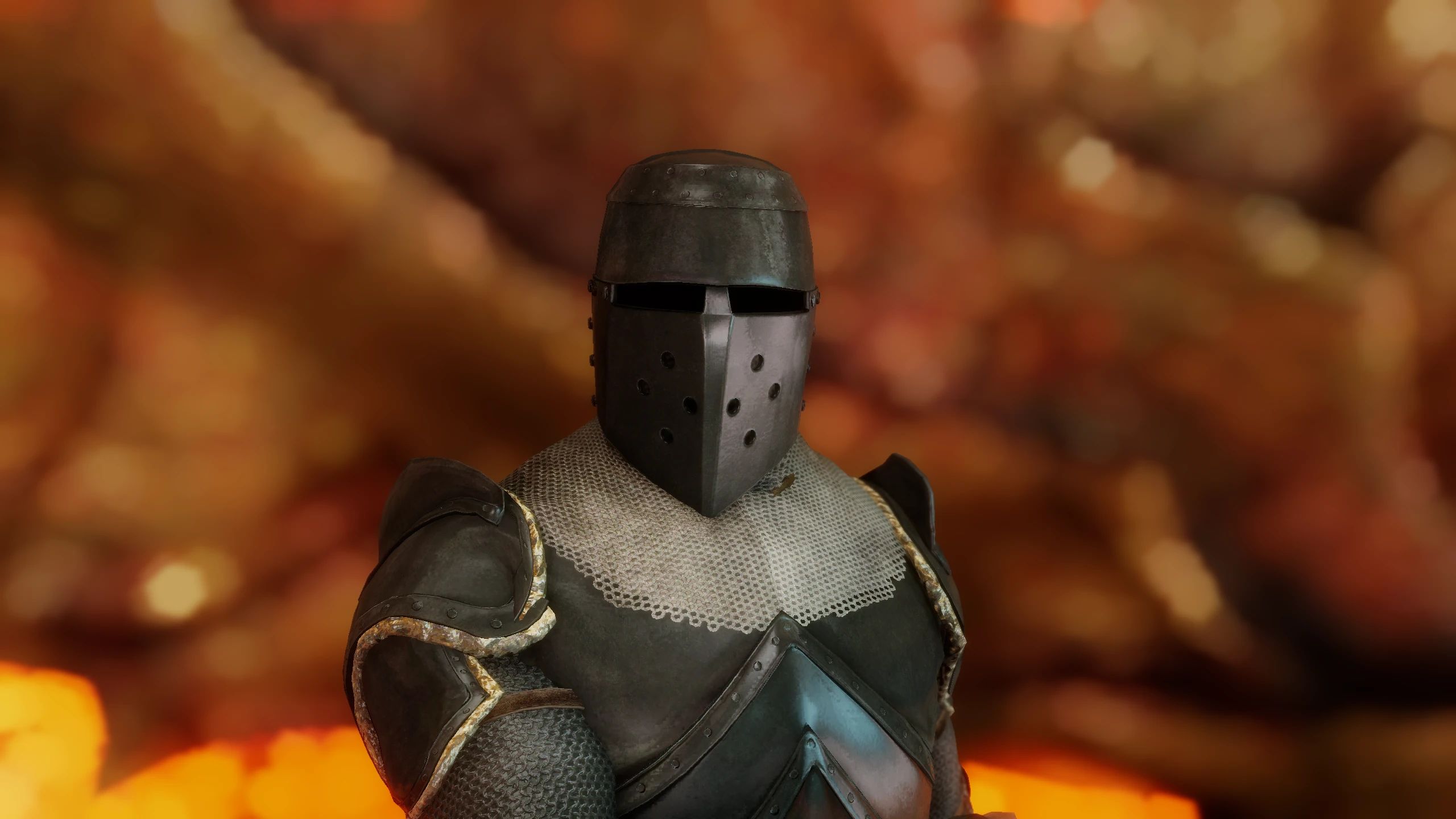 Onyx Knight Armor mod for The Elder Scrolls V: Skyrim Special Edition