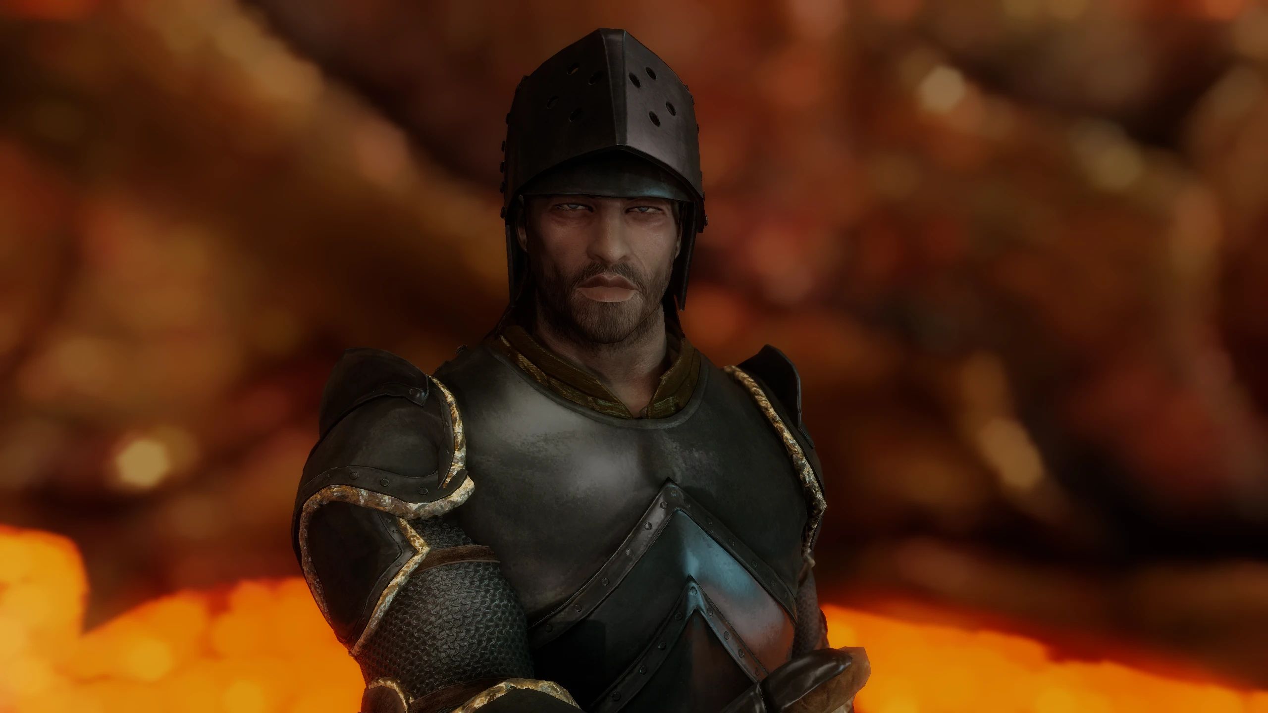 Onyx Knight Armor mod for The Elder Scrolls V: Skyrim Special Edition