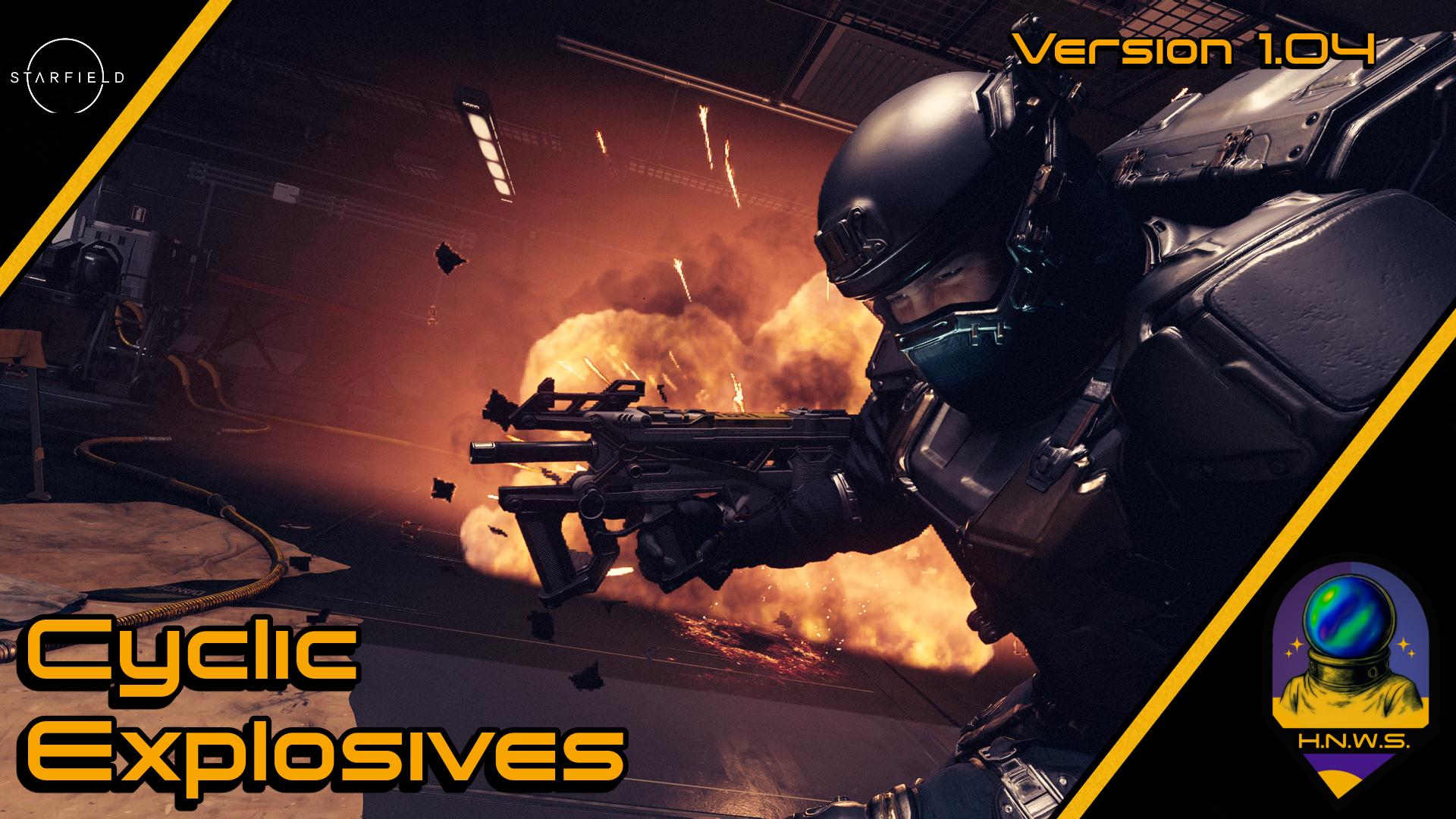 Cyclic Explosives mod for Starfield