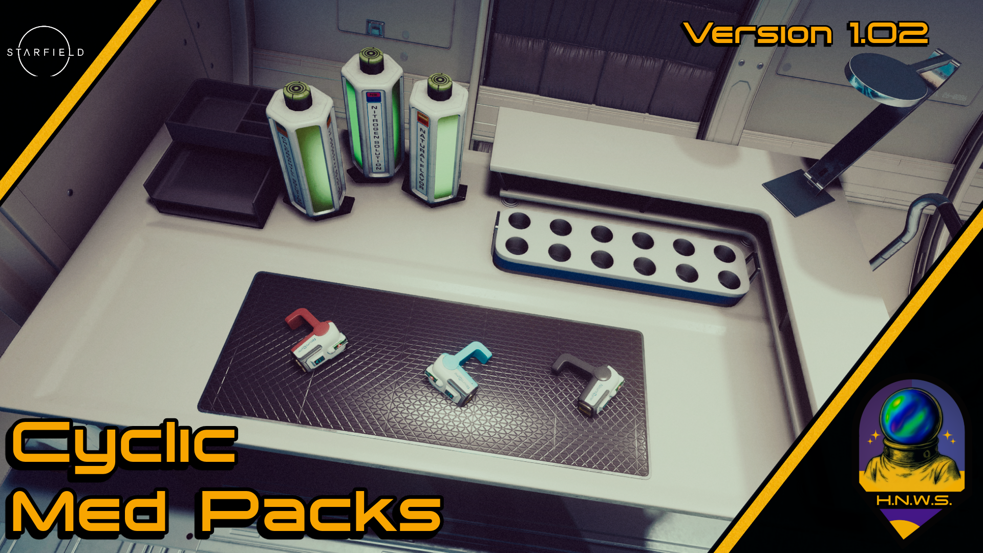 Cyclic Med Packs mod for Starfield