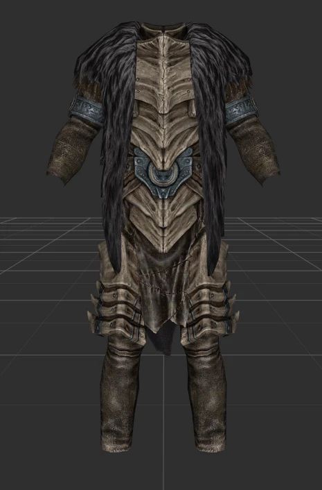UNSLAAD - Dragonslayer Armor Mesh Edit mod for The Elder Scrolls V: Skyrim Special Edition