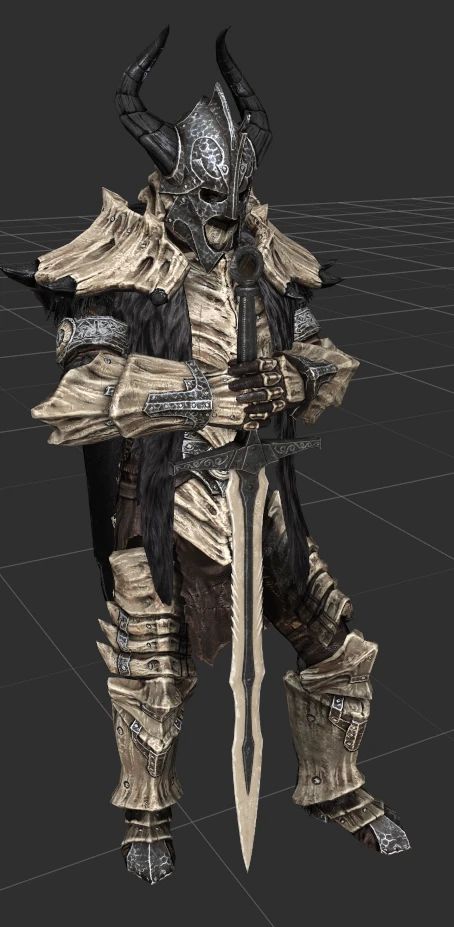 UNSLAAD - Dragonslayer Armor Mesh Edit mod for The Elder Scrolls V: Skyrim Special Edition