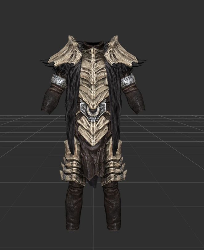 UNSLAAD - Dragonslayer Armor Mesh Edit mod for The Elder Scrolls V: Skyrim Special Edition