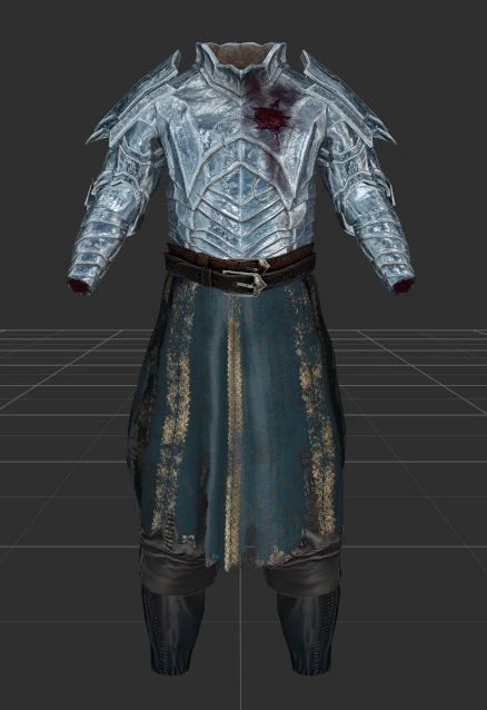 UNSLAAD - Hoarfrost Knight Armour and Helmet Tweaks and Fixes - Textures Path Updated mod for The Elder Scrolls V: Skyrim Special Edition