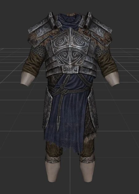 Varied Guard Armor - Sleeves Addon mod for The Elder Scrolls V: Skyrim Special Edition
