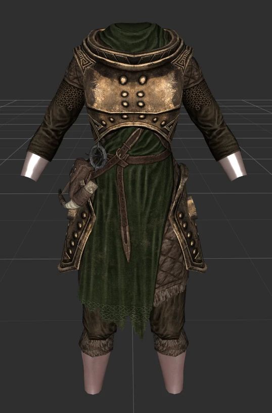 Varied Guard Armor - Sleeves Addon mod for The Elder Scrolls V: Skyrim Special Edition