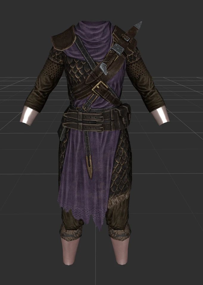 Varied Guard Armor - Sleeves Addon mod for The Elder Scrolls V: Skyrim Special Edition