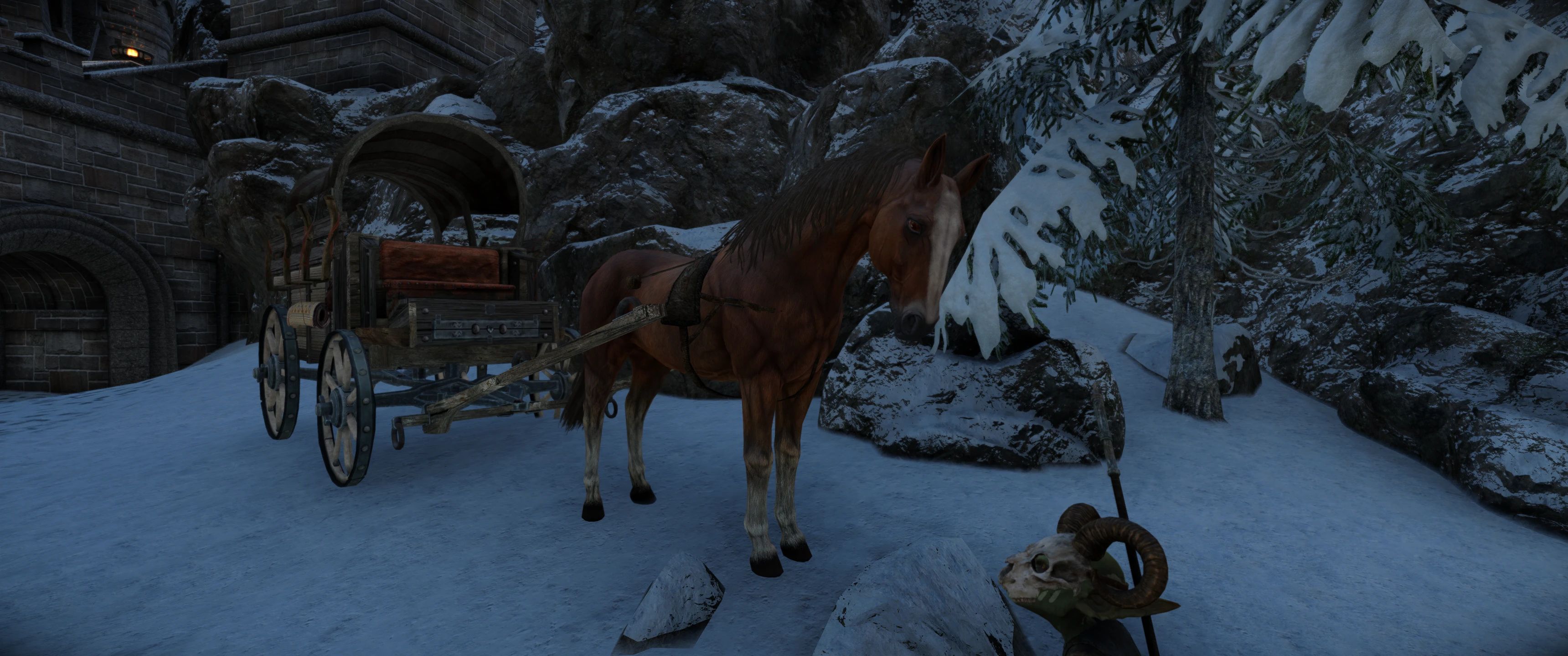 SC Horses - No Rim Lighting mod for The Elder Scrolls V: Skyrim Special Edition