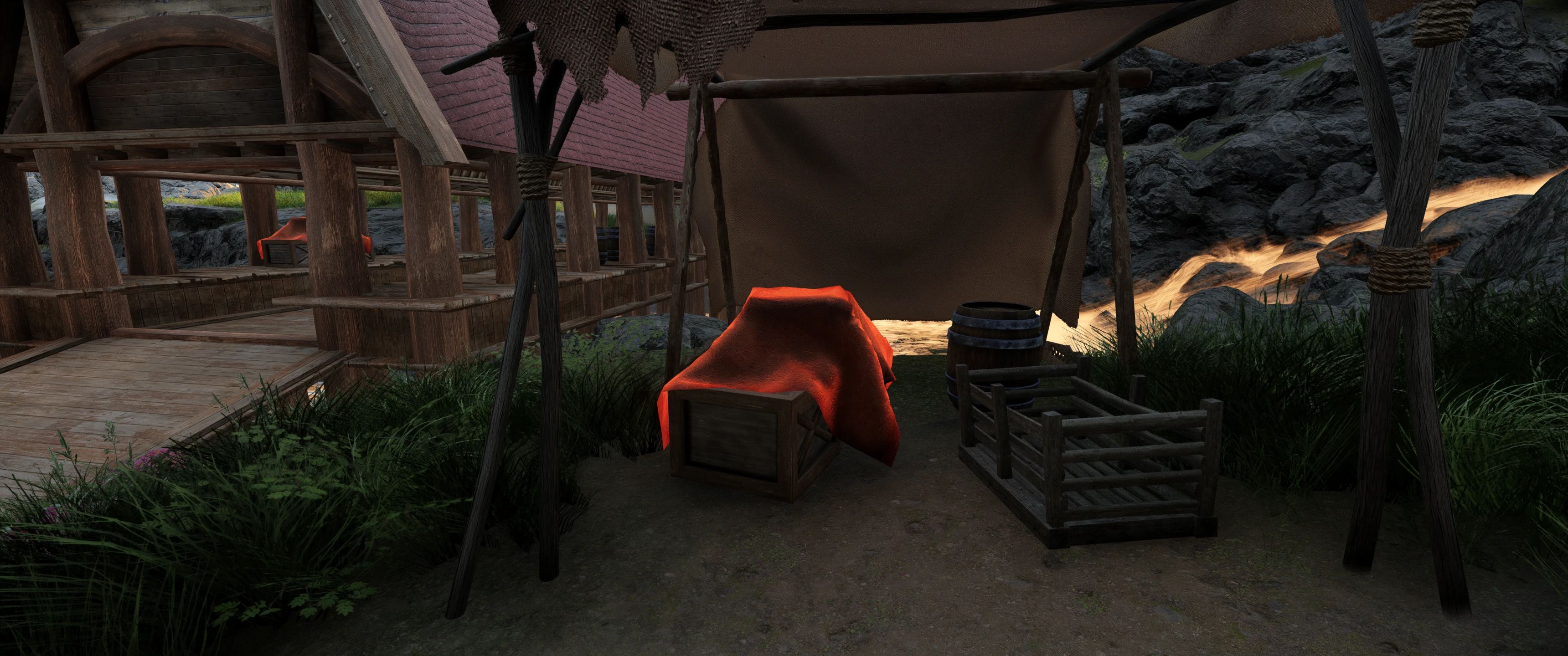 Northern Roads - Crates - No Rim Lighting mod for The Elder Scrolls V: Skyrim Special Edition