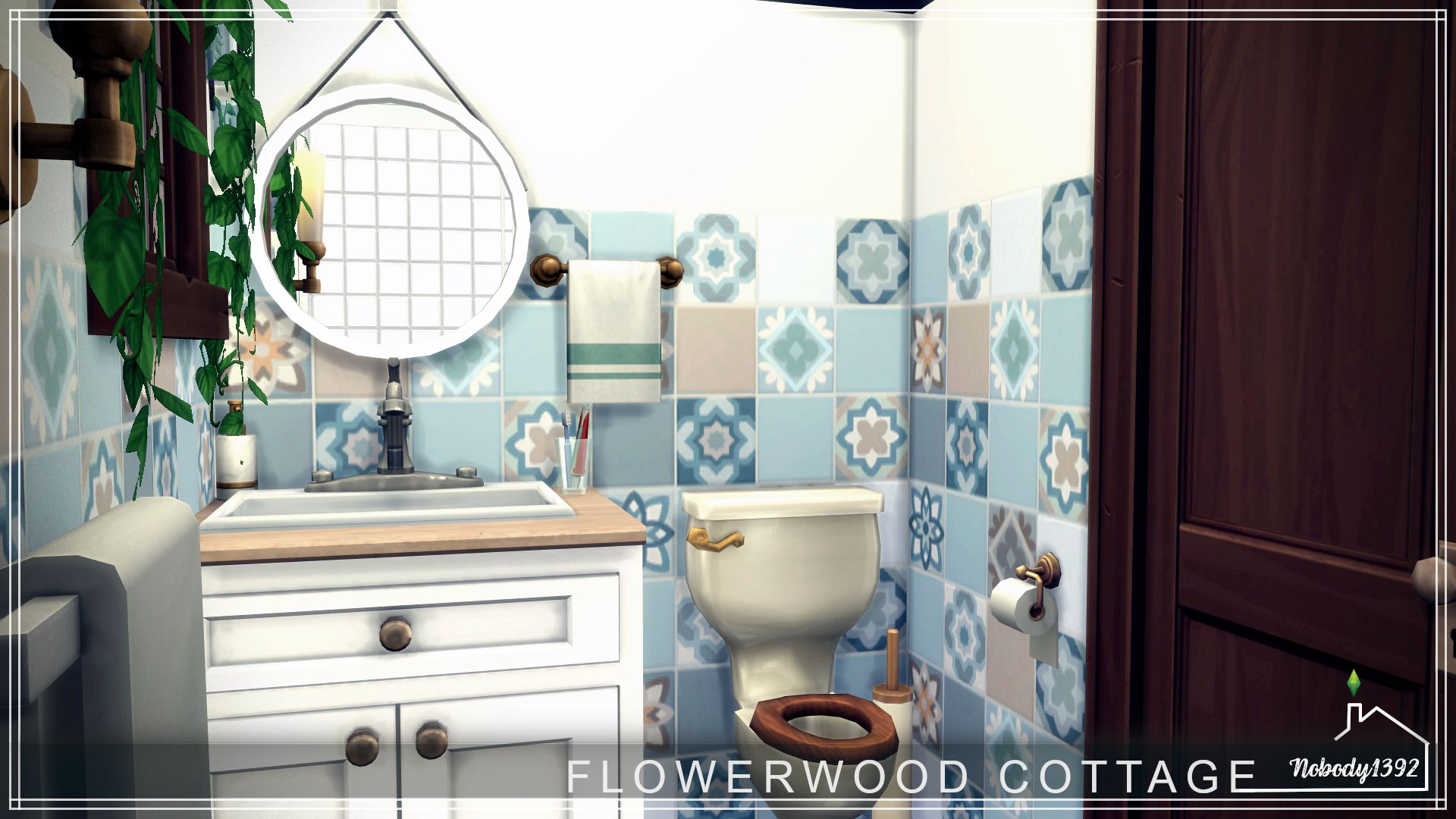 Flowerwood Cottage mod for The Sims 4 