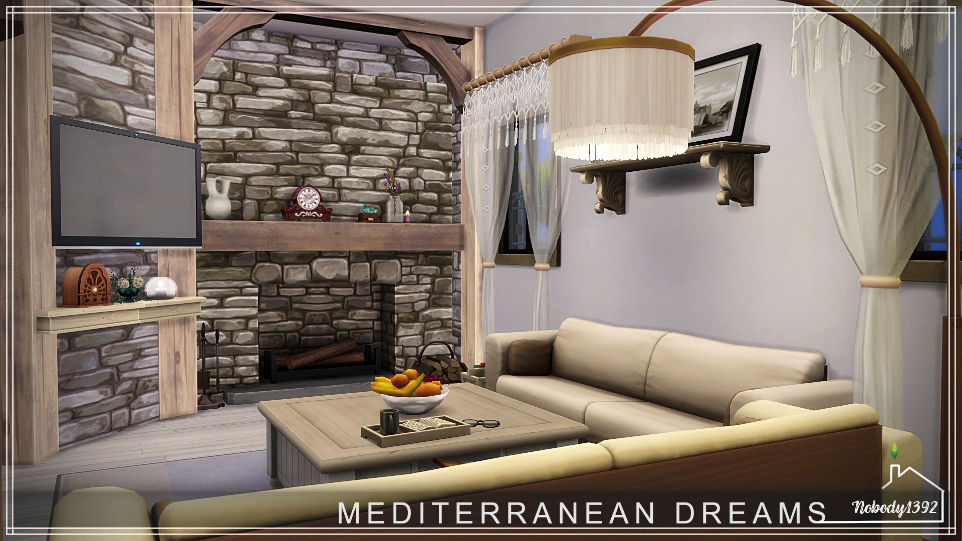Mediterranean Dreams (No CC!) mod for The Sims 4 