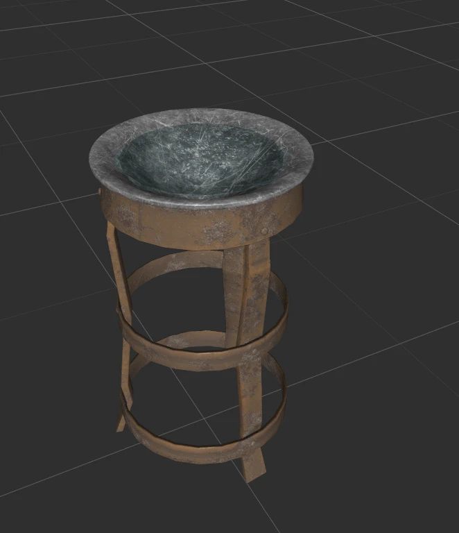 3D Furniture - Water in Wash Basins mod for The Elder Scrolls V: Skyrim Special Edition