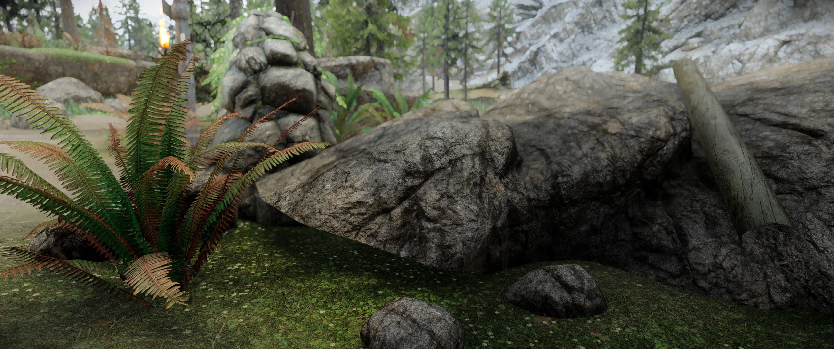 Northern Roads - Floating Objects Fix mod for The Elder Scrolls V: Skyrim Special Edition