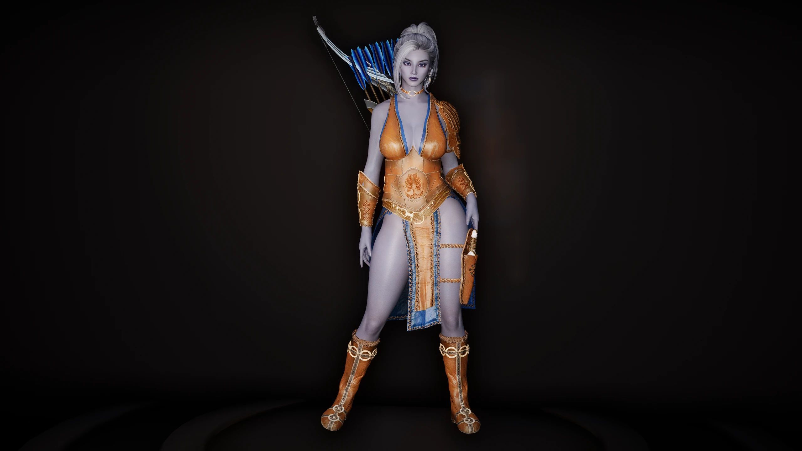 Dawn Warrior Armor - Official Uniform of the Heartbow Rangers - 3BA mod for The Elder Scrolls V: Skyrim Special Edition