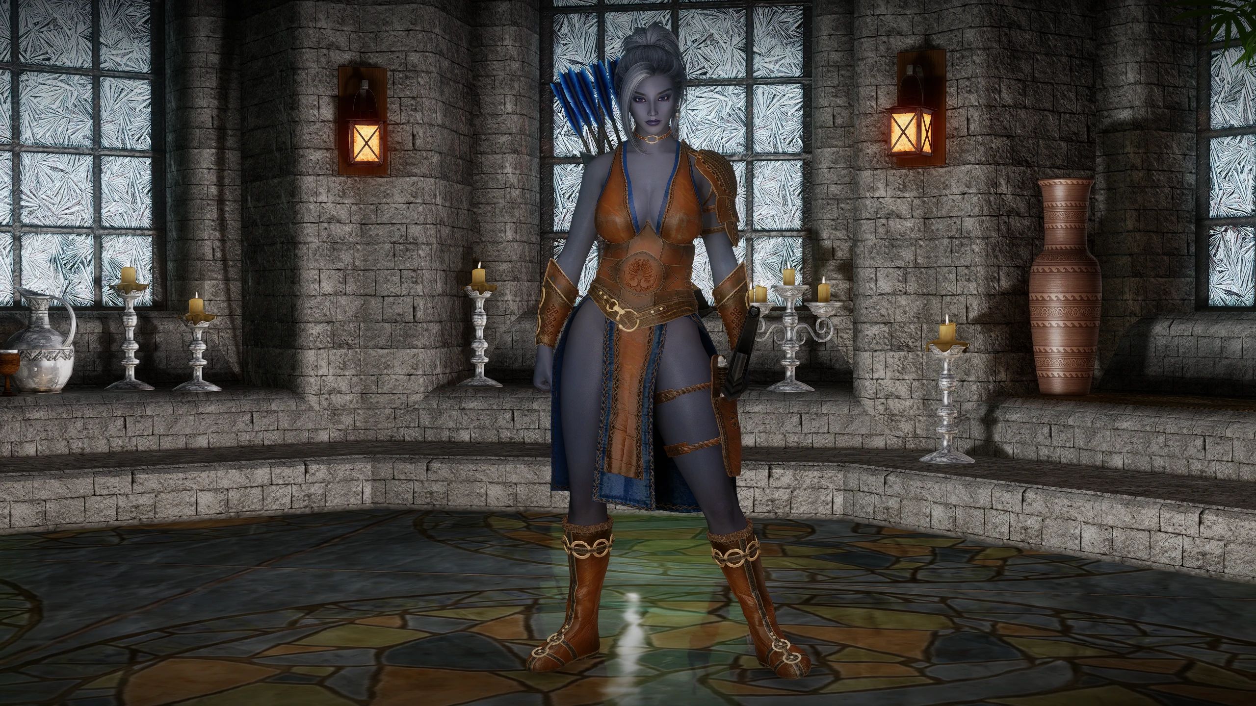 Dawn Warrior Armor - Official Uniform of the Heartbow Rangers - 3BA mod for The Elder Scrolls V: Skyrim Special Edition