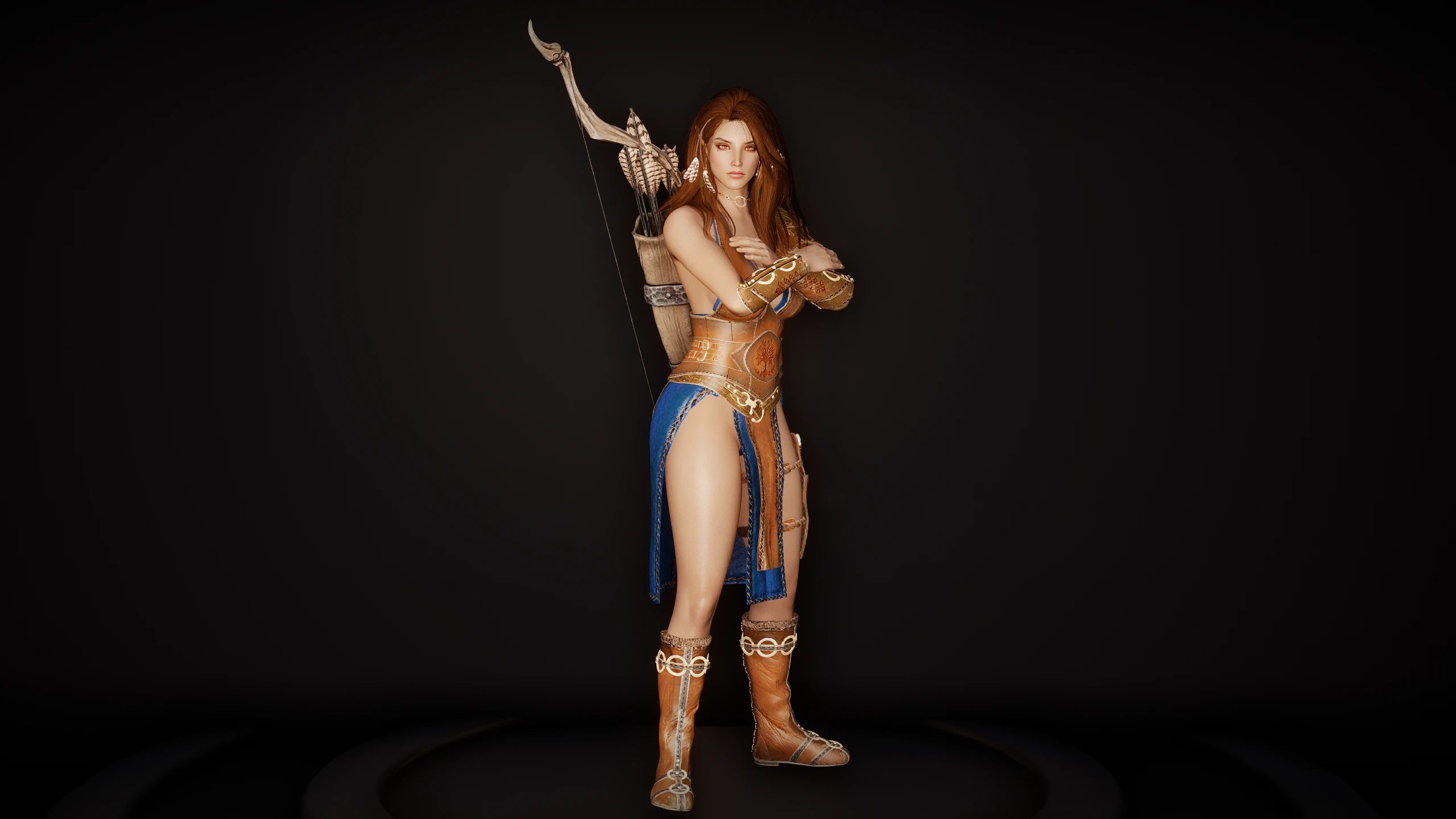 Dawn Warrior Armor - Official Uniform of the Heartbow Rangers - 3BA mod for The Elder Scrolls V: Skyrim Special Edition