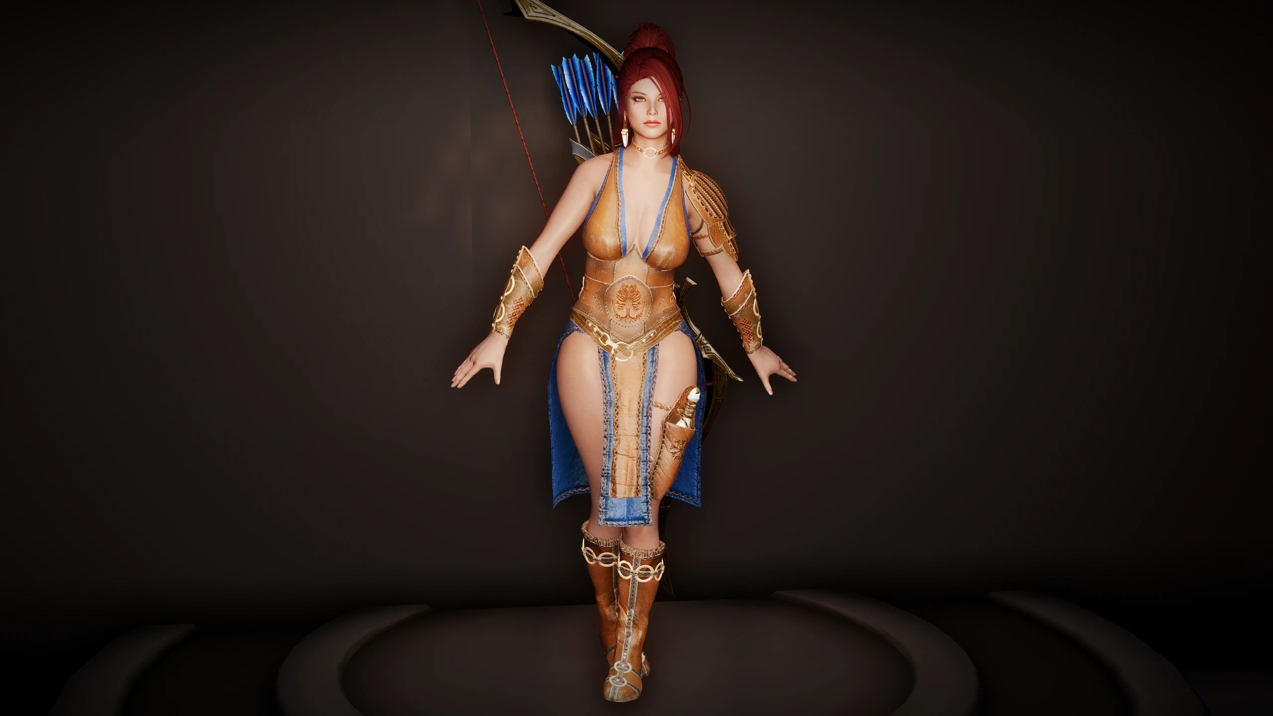 Dawn Warrior Armor - Official Uniform of the Heartbow Rangers - 3BA mod for The Elder Scrolls V: Skyrim Special Edition