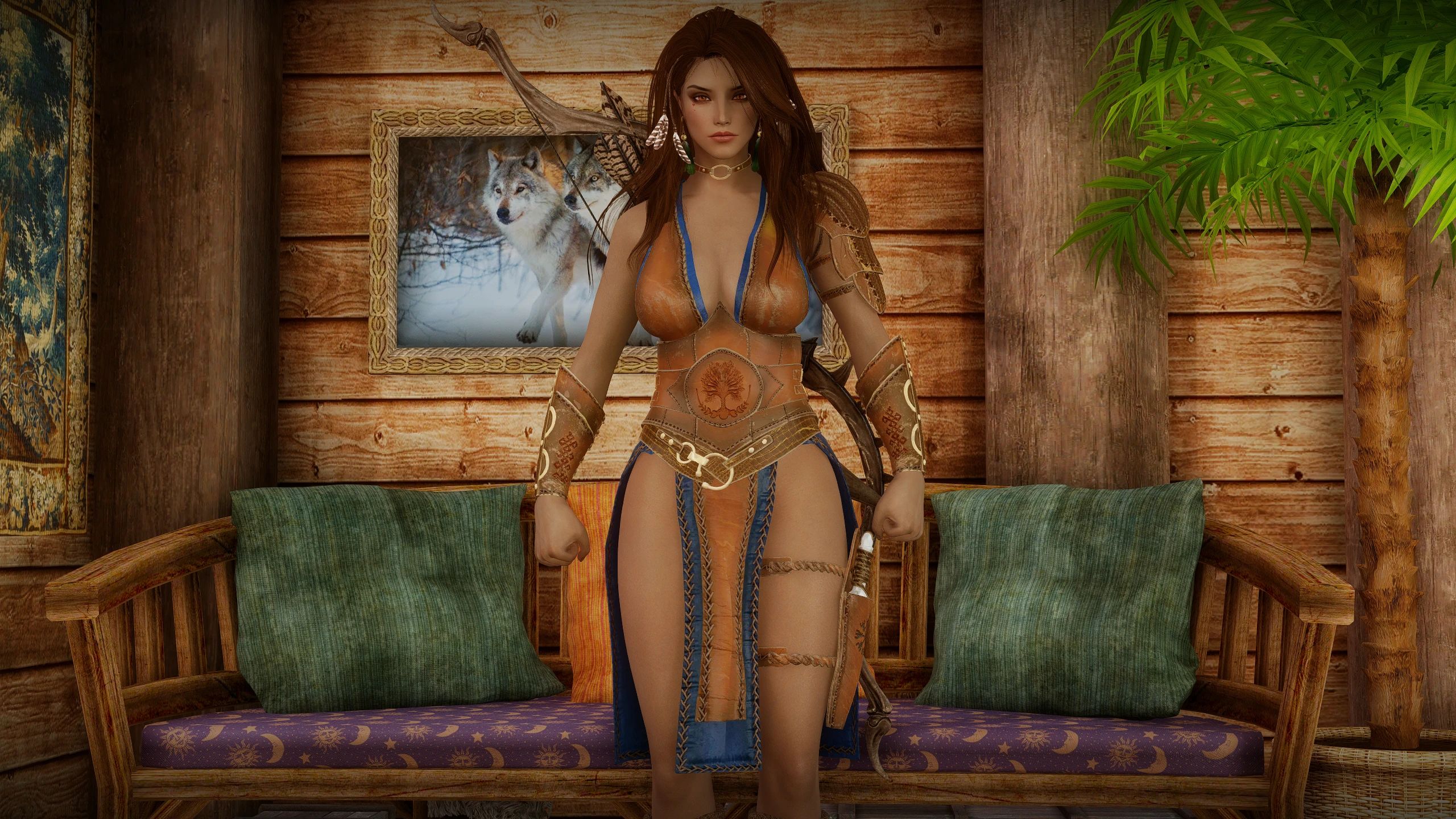 Dawn Warrior Armor - Official Uniform of the Heartbow Rangers - 3BA mod for The Elder Scrolls V: Skyrim Special Edition