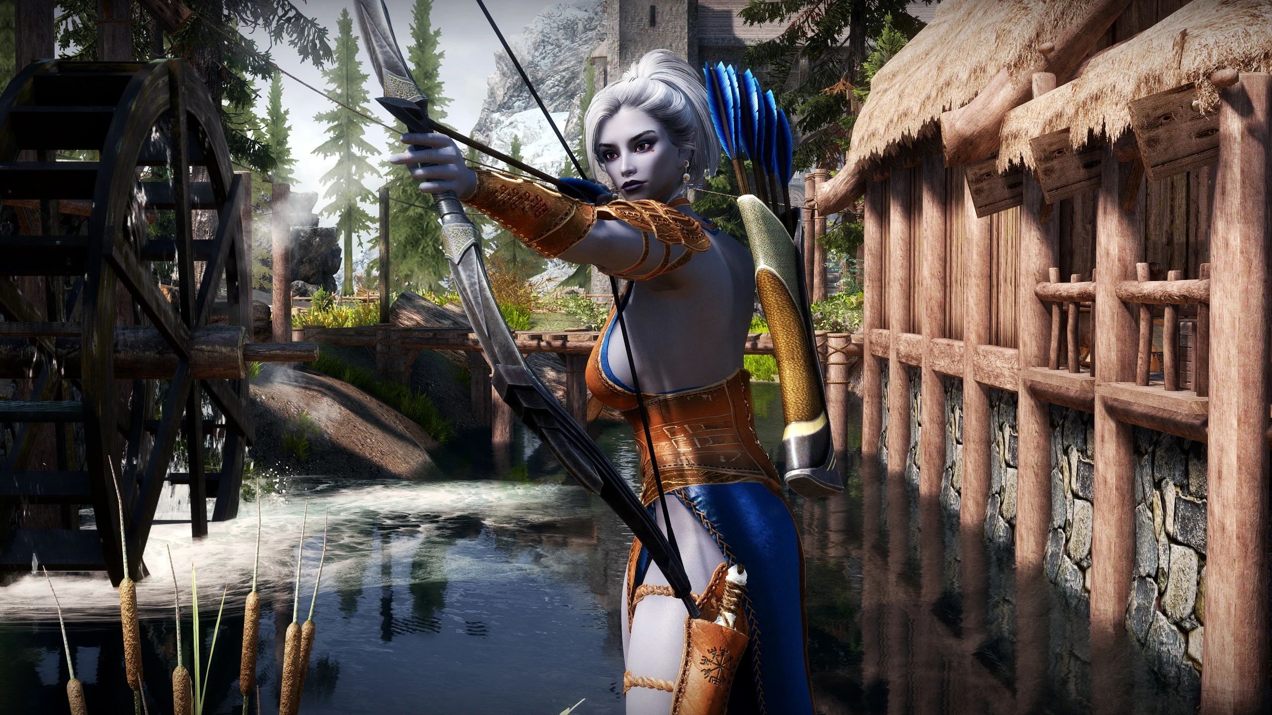 Dawn Warrior Armor - Official Uniform of the Heartbow Rangers - 3BA mod for The Elder Scrolls V: Skyrim Special Edition