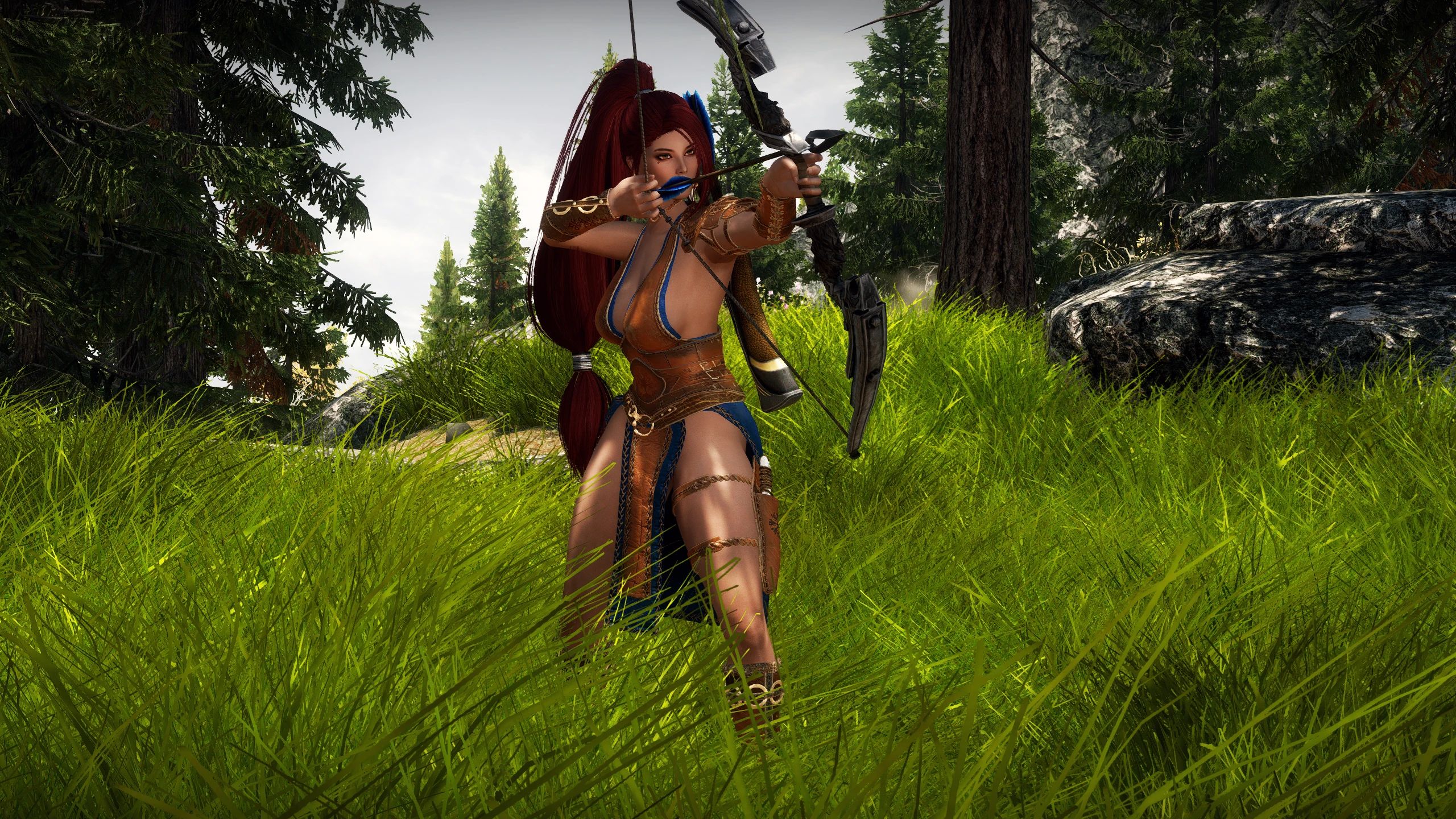 Dawn Warrior Armor - Official Uniform of the Heartbow Rangers - 3BA mod for The Elder Scrolls V: Skyrim Special Edition