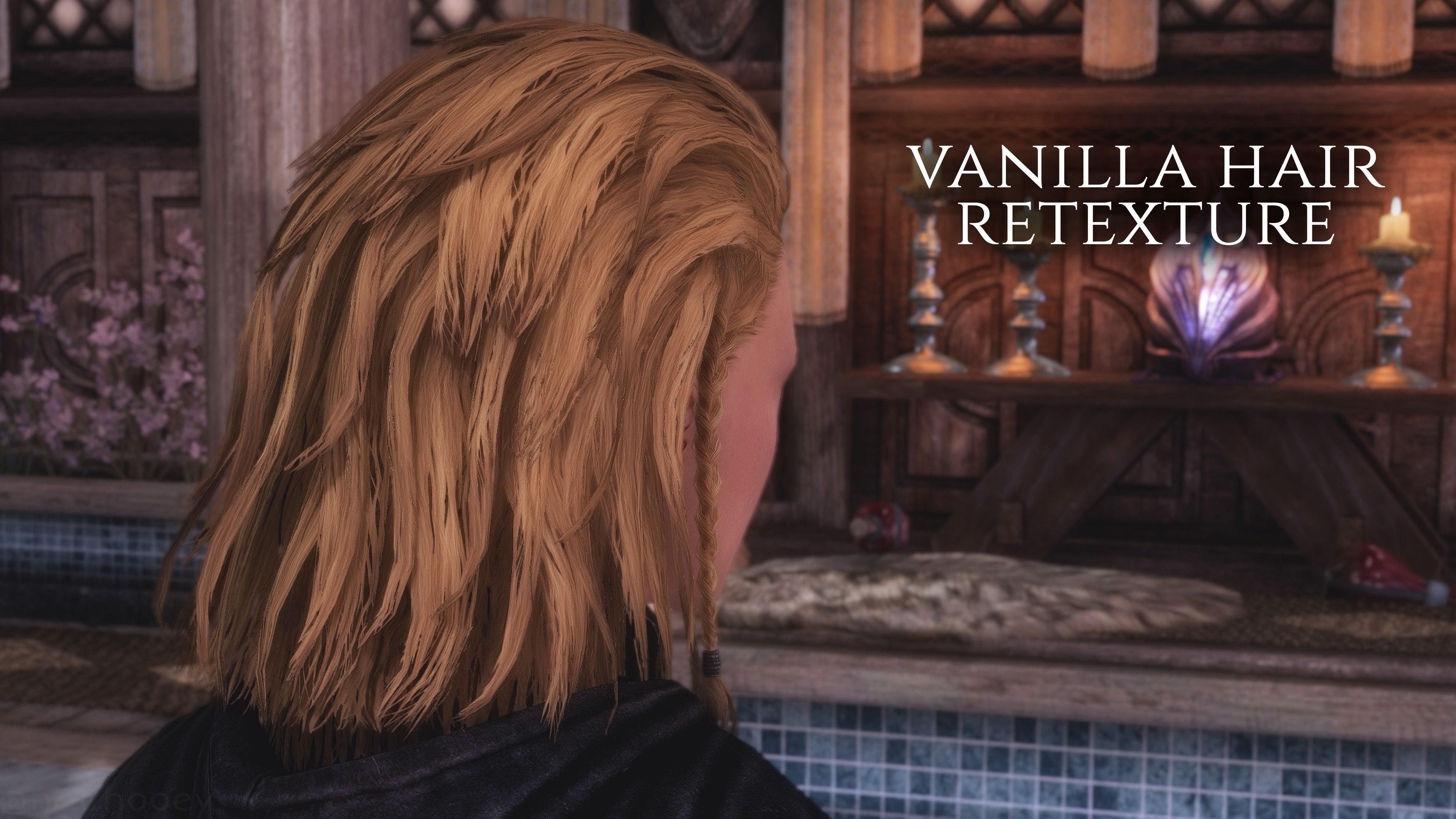 Chooey's KS Hairdos and Vanilla Hair Retexture mod for The Elder Scrolls V: Skyrim Special Edition