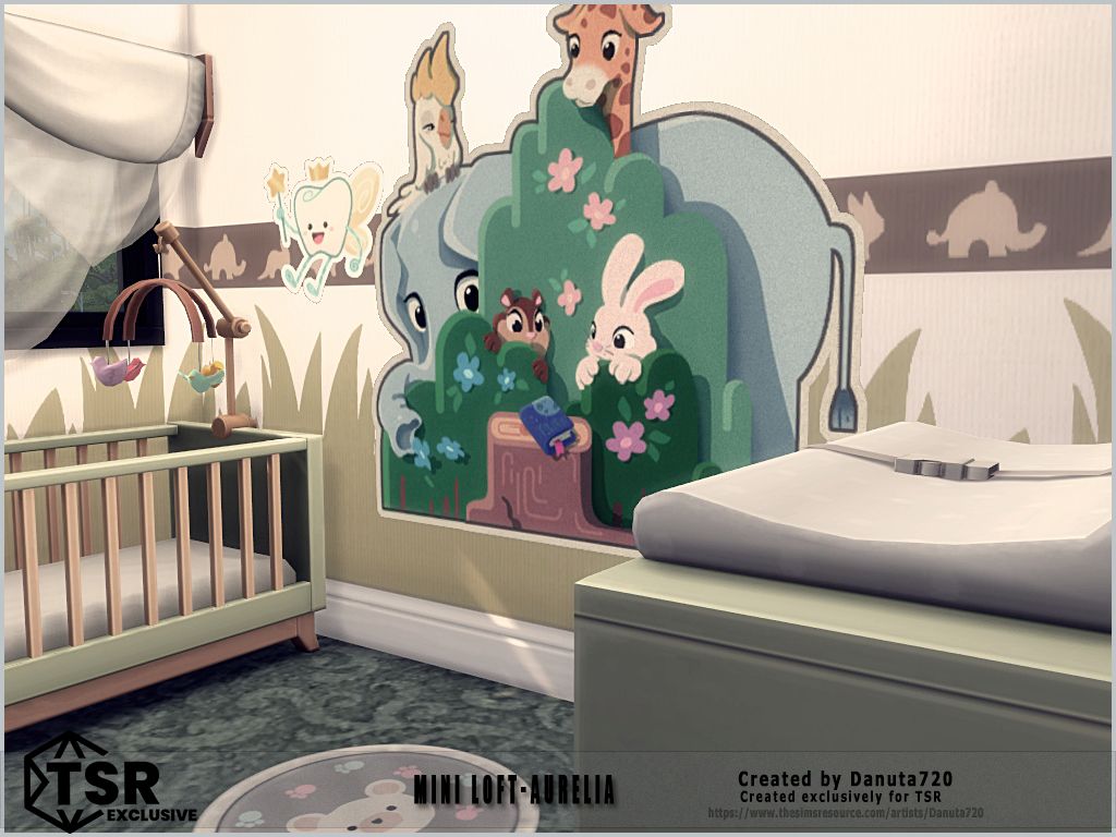 Mini Loft-Aurelia mod for The Sims 4 