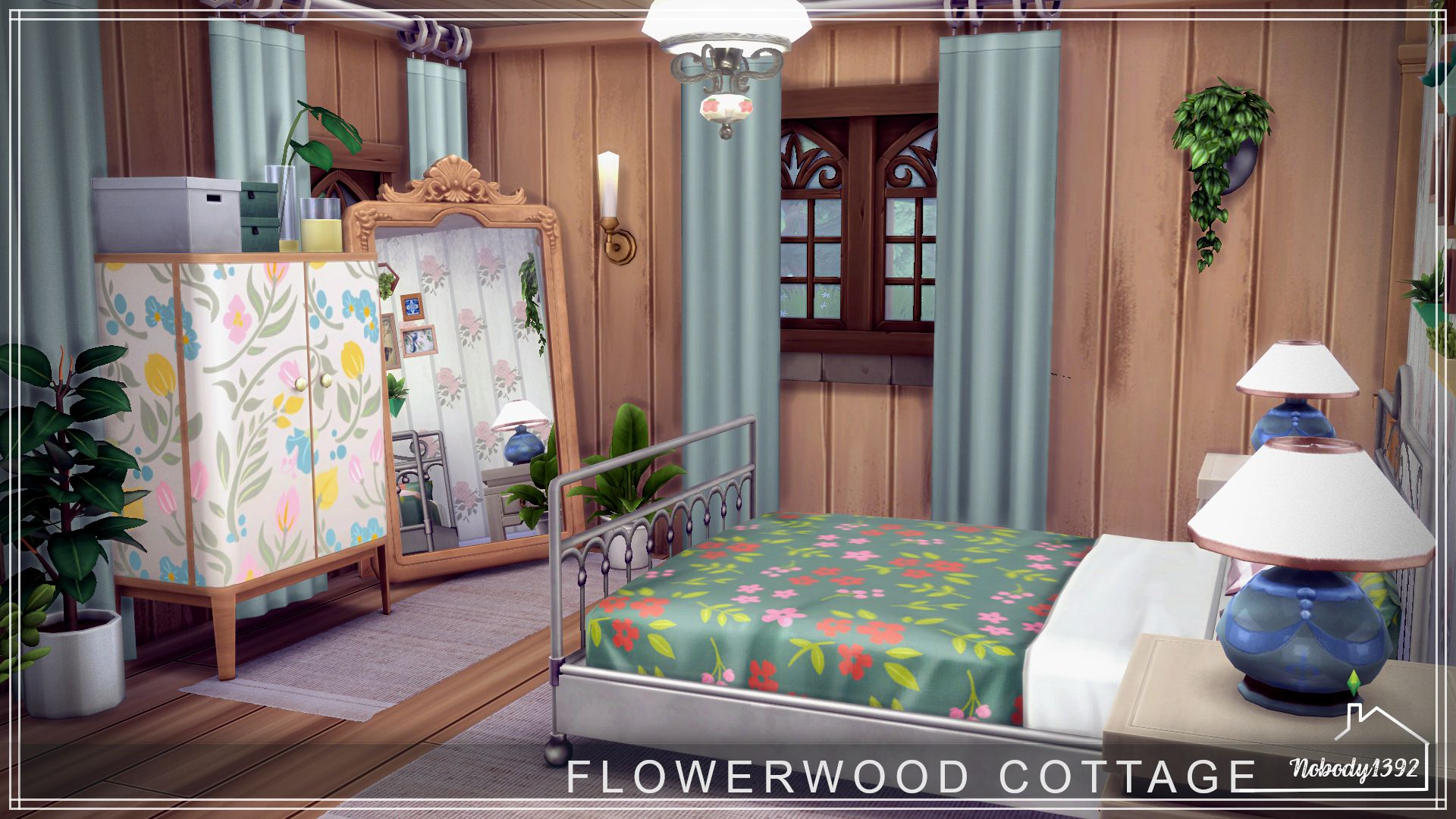 Flowerwood Cottage mod for The Sims 4 