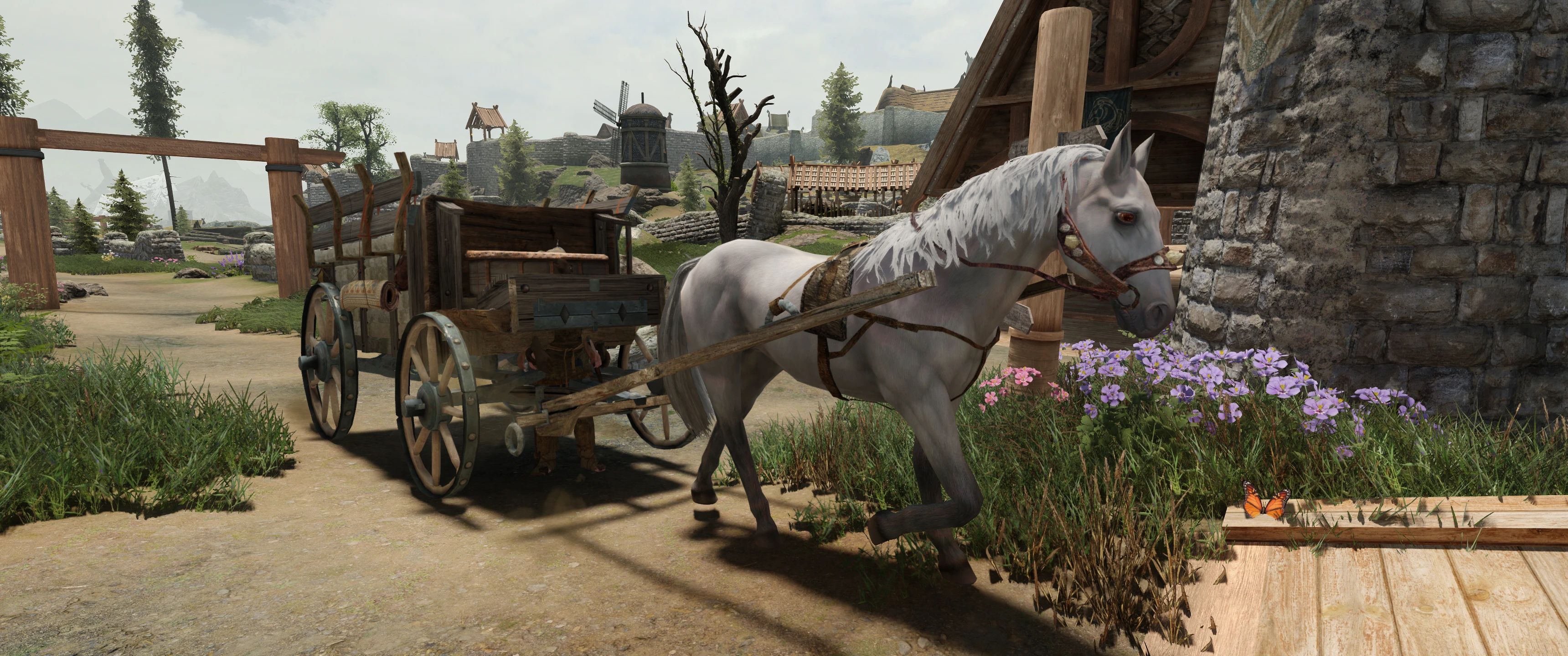 Animated Carriage - SC Horses Patch mod for The Elder Scrolls V: Skyrim Special Edition